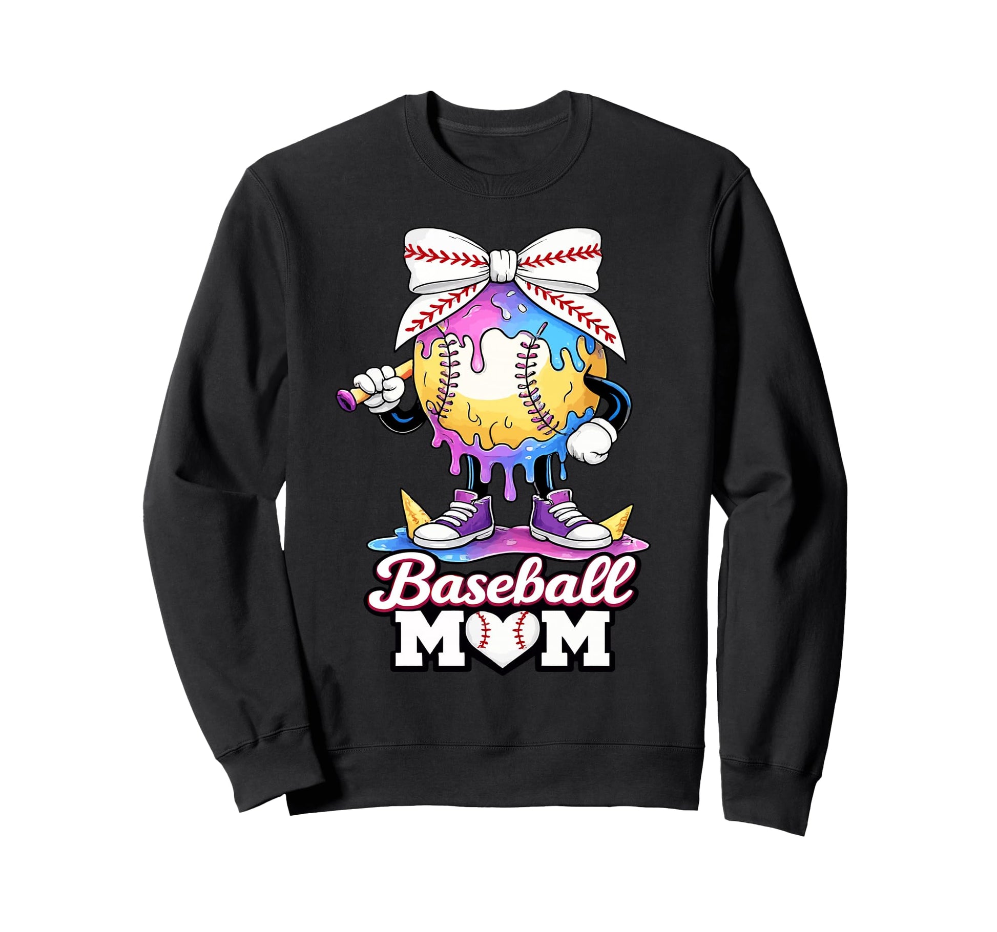 Coquette Baseball Ice Cream Sweatshirt - Casual Everyday Wear Men Women - T-Shirt, Sweatshirt, Hoodie
