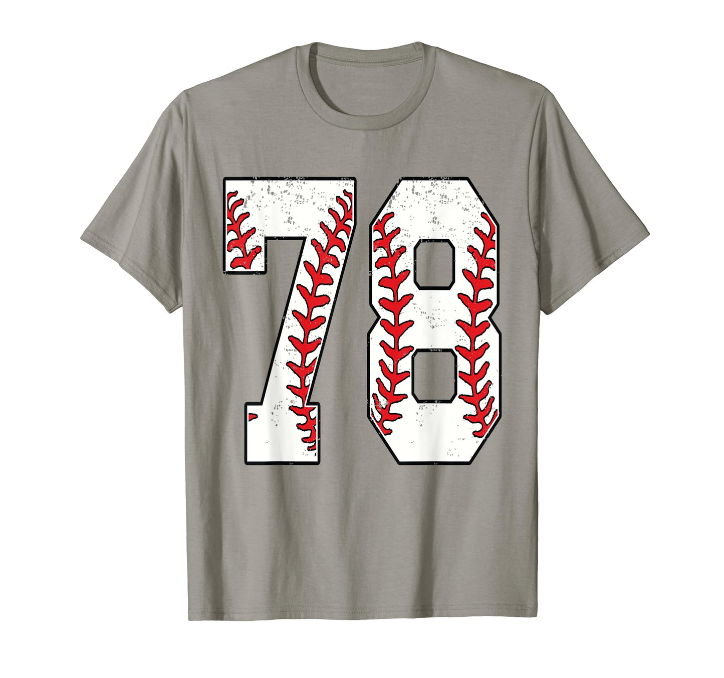 Number 78 Baseball 78 Jersey Number T-Shirt - Novelty Apparel Unisex - T-Shirt, Sweatshirt, Hoodie