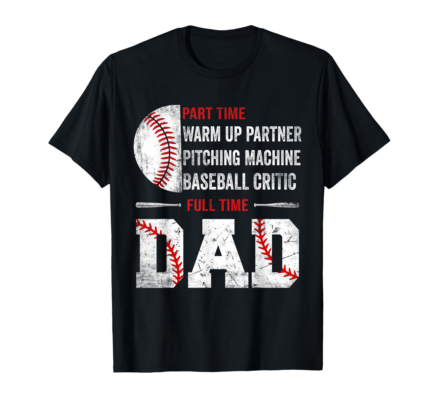 Baseball Part Time Warm Up Partner T-Shirt - Aesthetic Graphic Men Women - T-Shirt, Sweatshirt, Hoodie