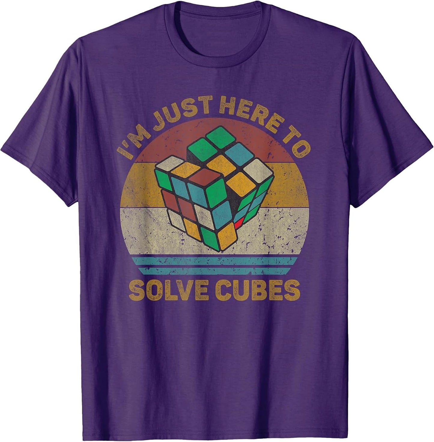 Vintage Speedcubing Math Lovers Present - Adult & Kids T-Shirts, Sweatshirts & Hoodies apparel design preview 1