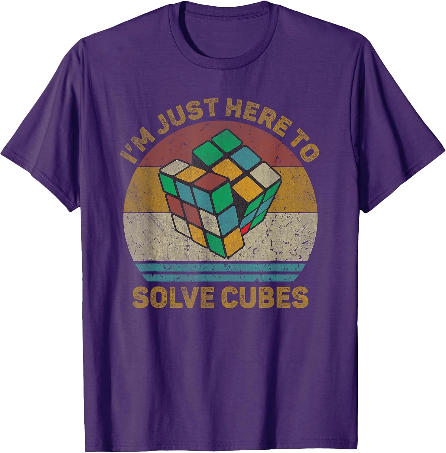 Vintage Speedcubing Math Lovers Present - Adult & Kids T-Shirts, Sweatshirts & Hoodies apparel design preview 1