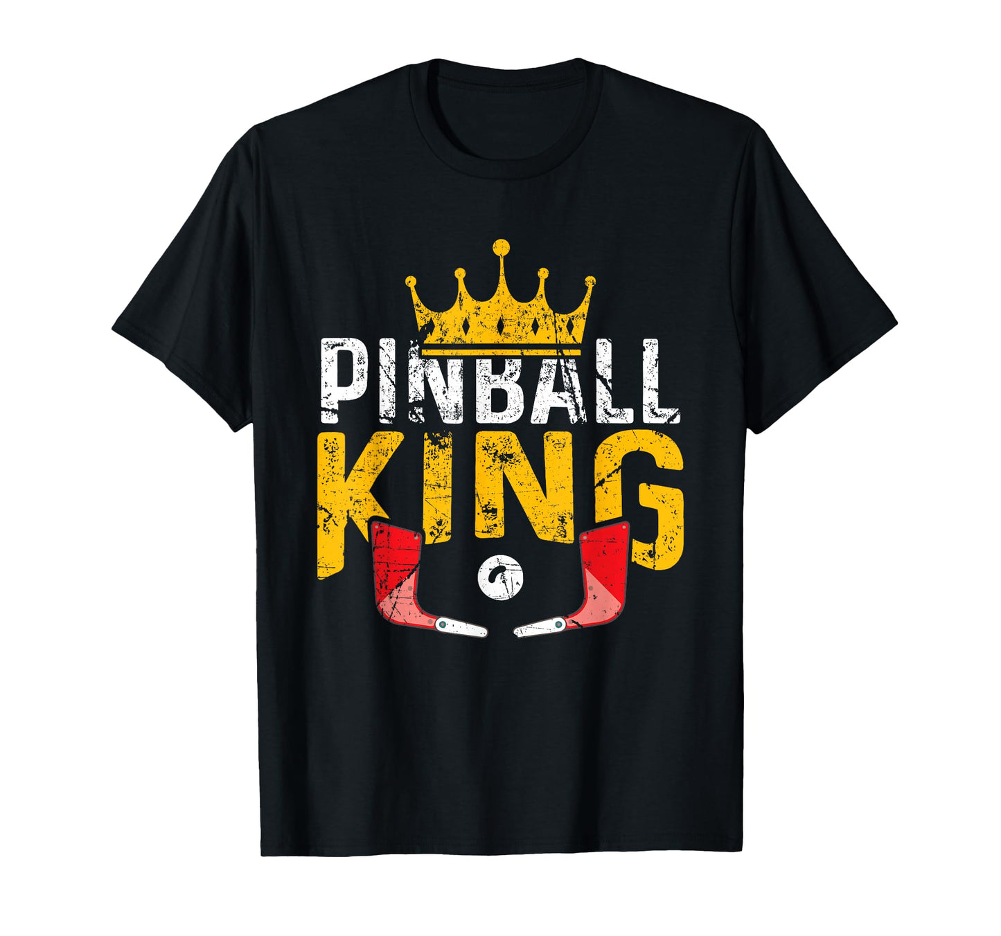 Pinball King Machines Funny Arcade T-Shirt - Streetwear Style for Adults - T-Shirt, Sweatshirt, Hoodie