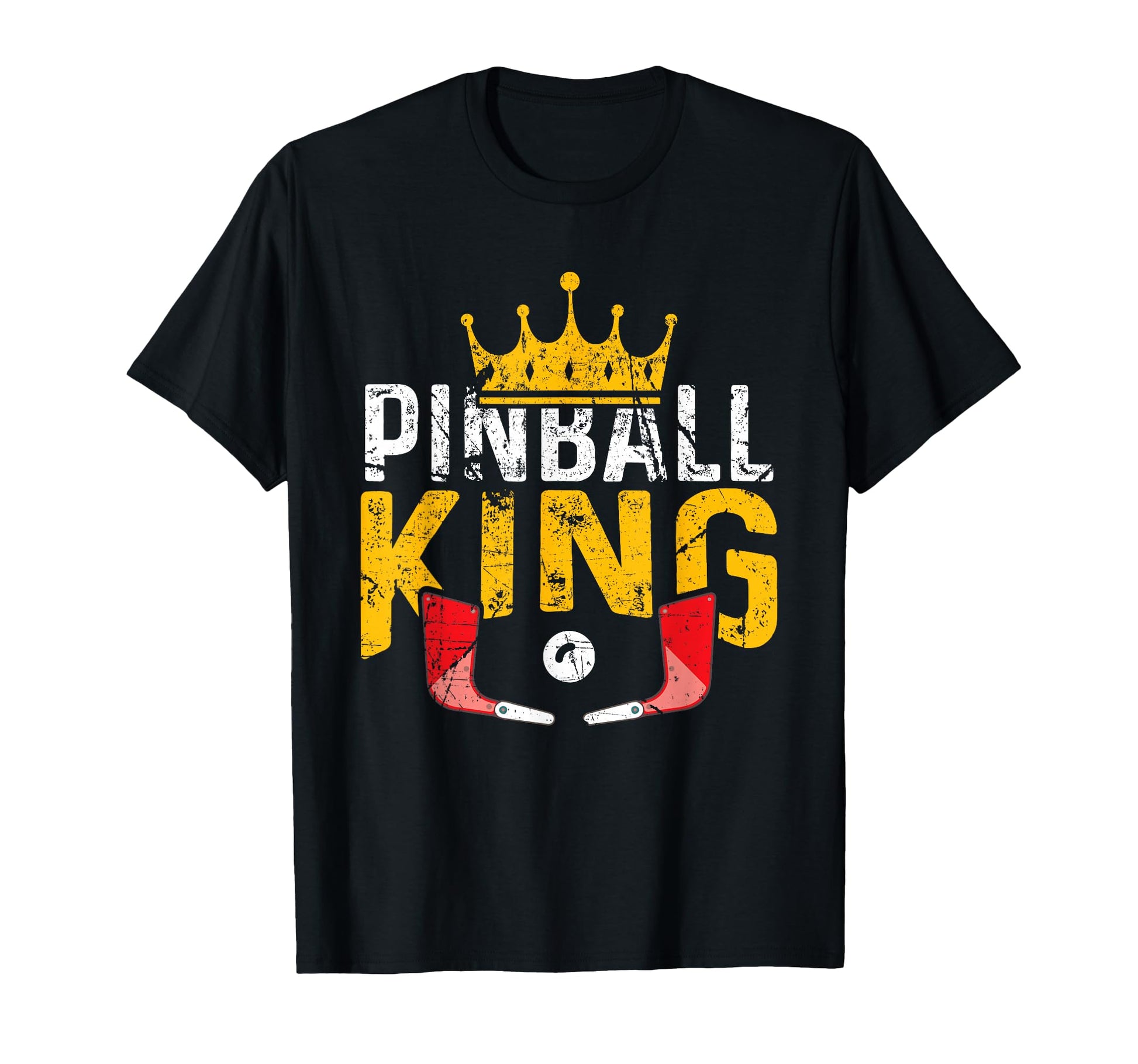 Pinball King Machines Funny Arcade T-Shirt - Streetwear Style for Adults - T-Shirt, Sweatshirt, Hoodie