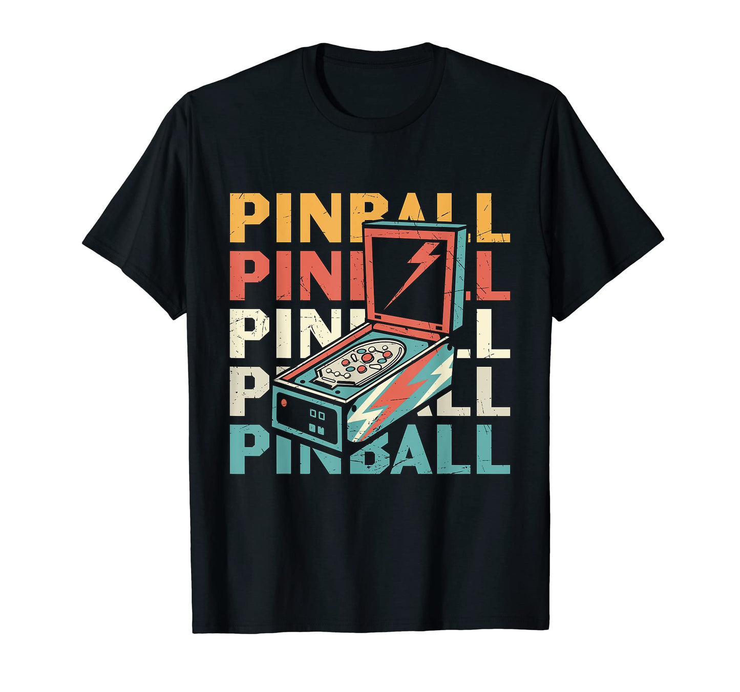 Pinball Machine Arcade Old Game T-Shirt - Streetwear Style for Adults - T-Shirt, Sweatshirt, Hoodie