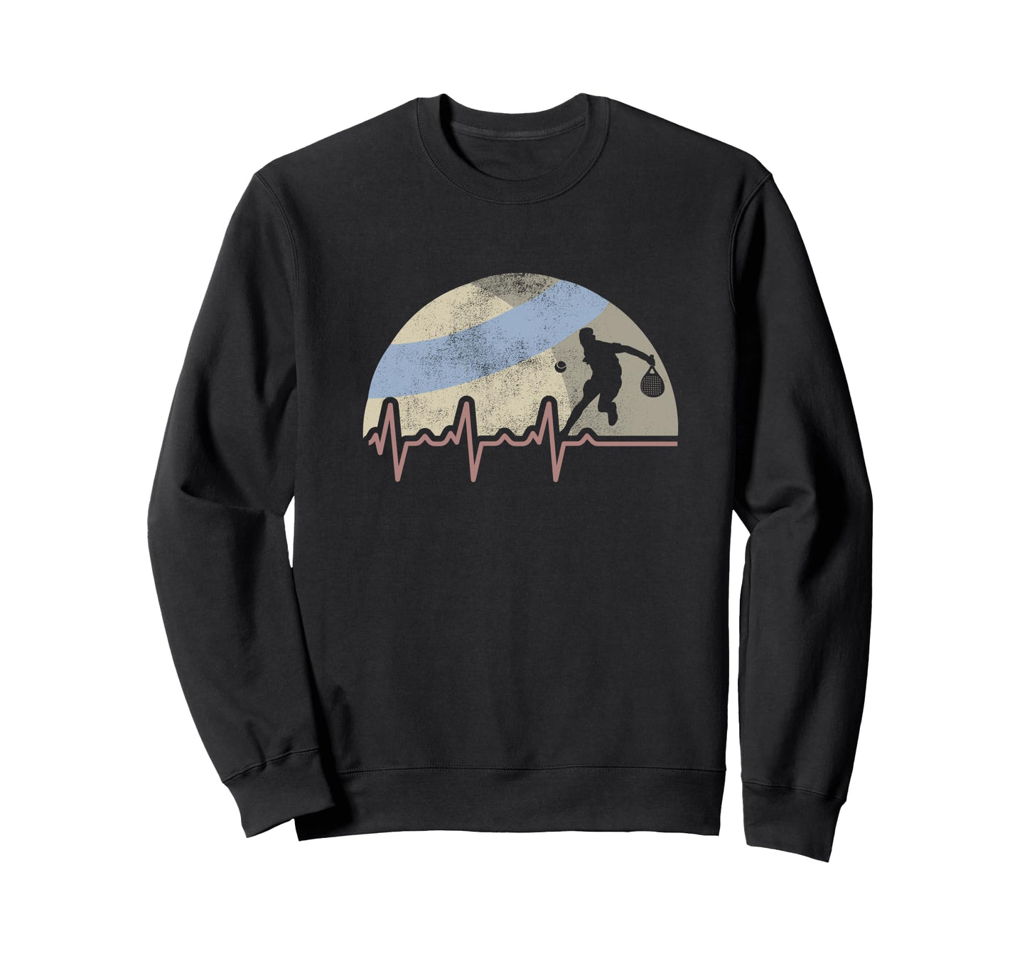 Funny Padel Heartbeat Padel Player Sweatshirt - Aesthetic Graphic Men Women - T-Shirt, Sweatshirt, Hoodie