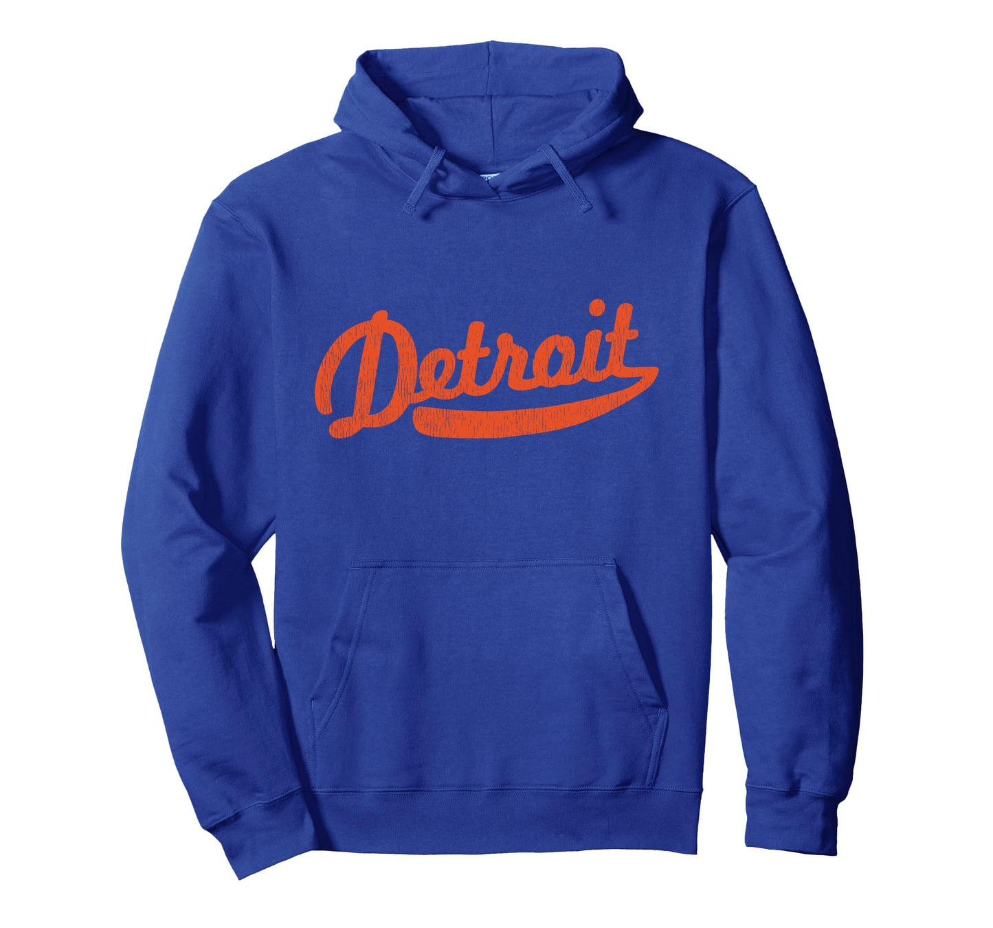 Distressed Detroit Baseball Stuff Hoodie - Fun Novelty Design for Adults - T-Shirt, Sweatshirt, Hoodie