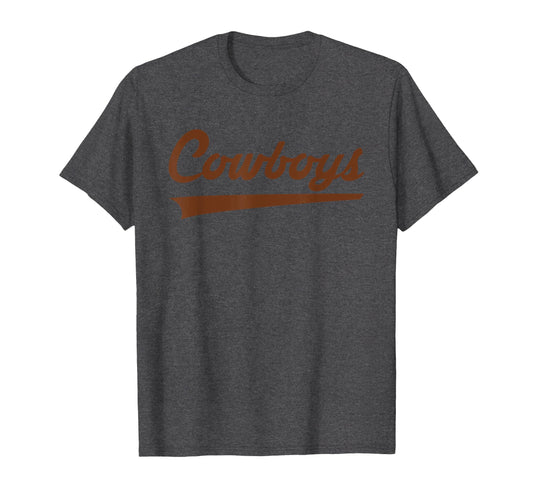 Abilene Cowboys High School Gear T-Shirt - Minimalist Print for Adults - T-Shirt, Sweatshirt, Hoodie