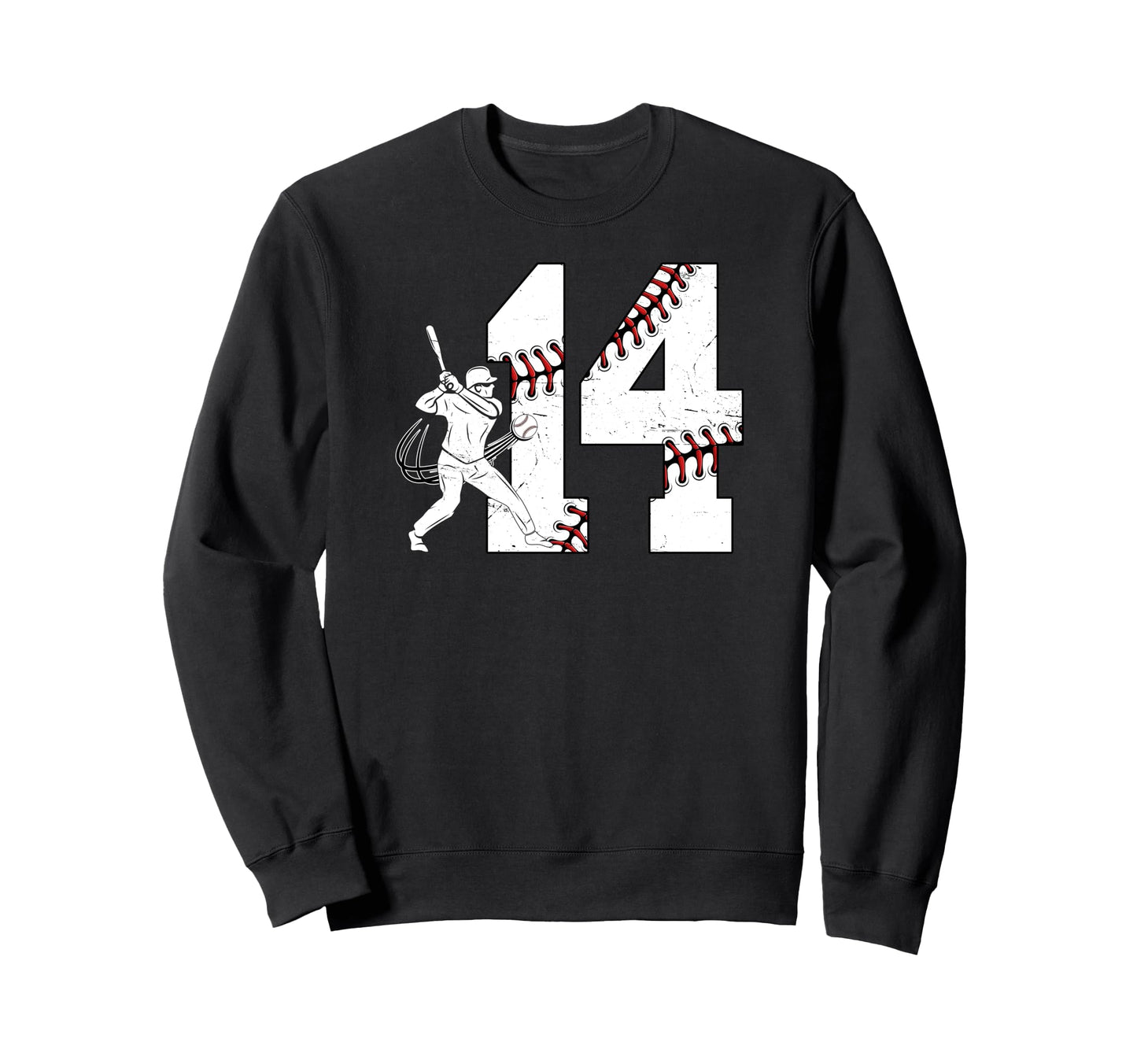 14Th Birthday Baseball Fourteen Sweatshirt - Fun Novelty Design Men Women - T-Shirt, Sweatshirt, Hoodie