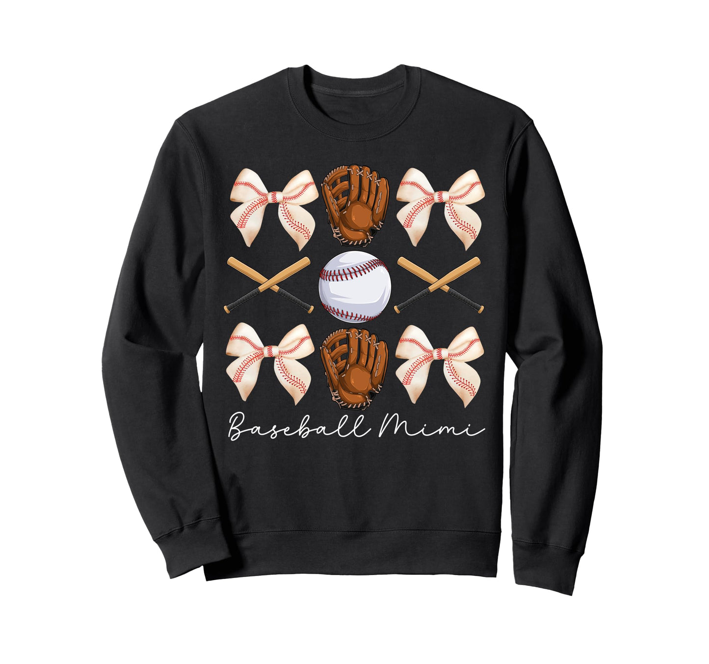 Baseball Mimi Baseball Player Mimi Sweatshirt - Minimalist Print Unisex - T-Shirt, Sweatshirt, Hoodie
