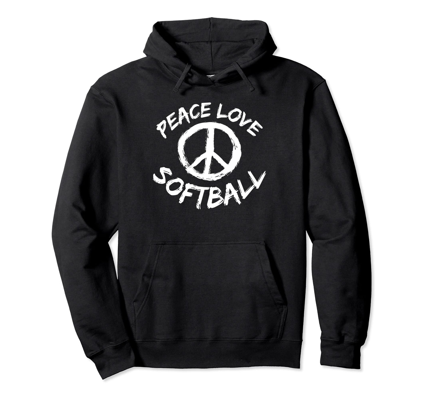 Coach Baseball Player Outfit Peace Love Hoodie - Novelty Apparel Men Women - T-Shirt, Sweatshirt, Hoodie