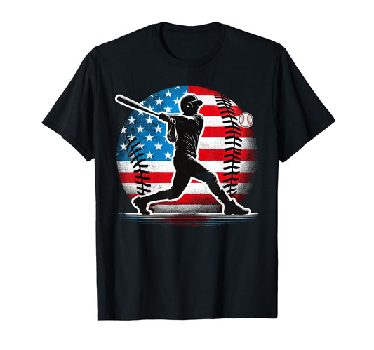 American Baseball Player Batter United T-Shirt - Novelty Apparel Unisex - T-Shirt, Sweatshirt, Hoodie