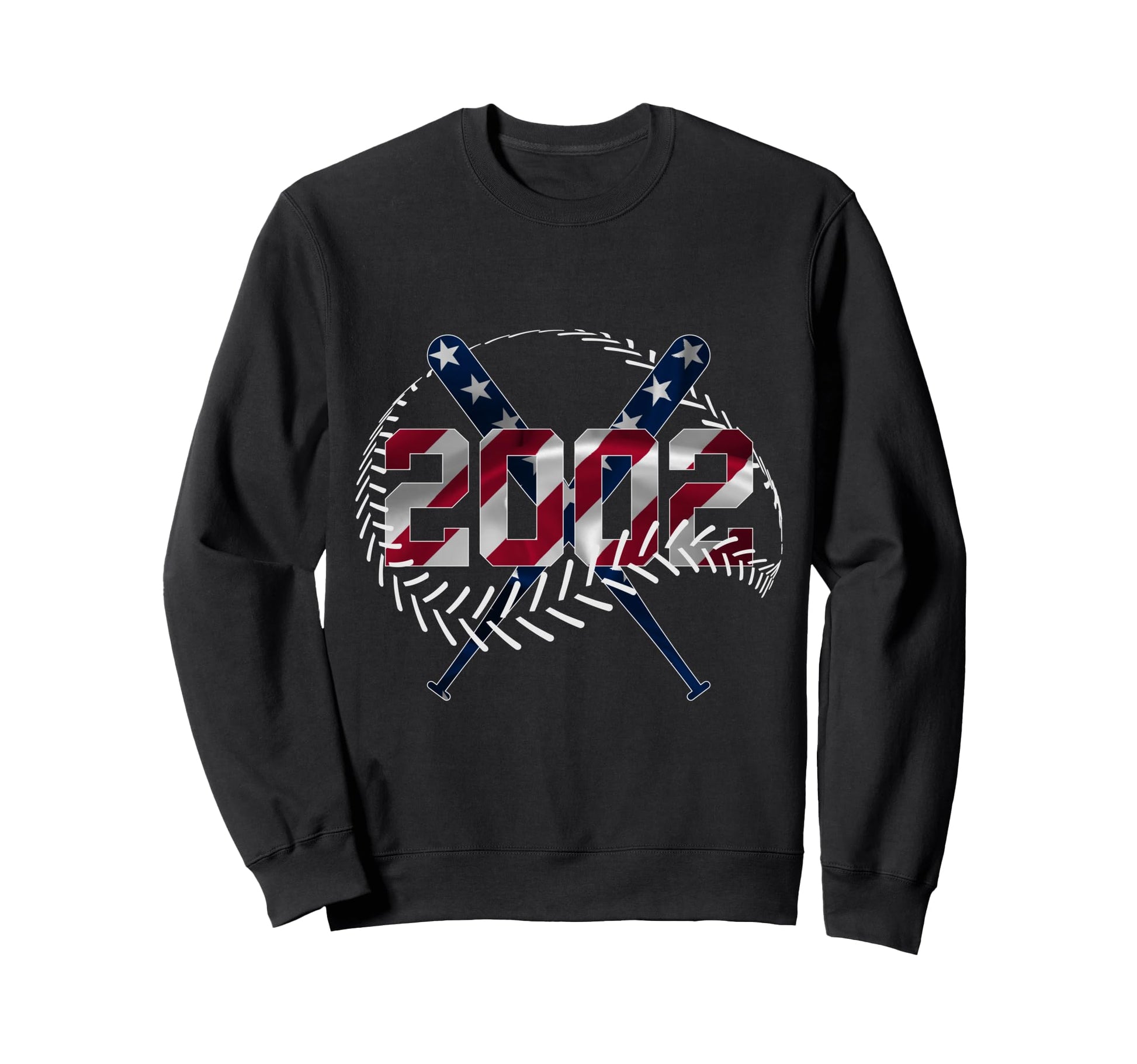 24Th Birthday Baseball 2002 Sweatshirt - Aesthetic Graphic Unisex - T-Shirt, Sweatshirt, Hoodie