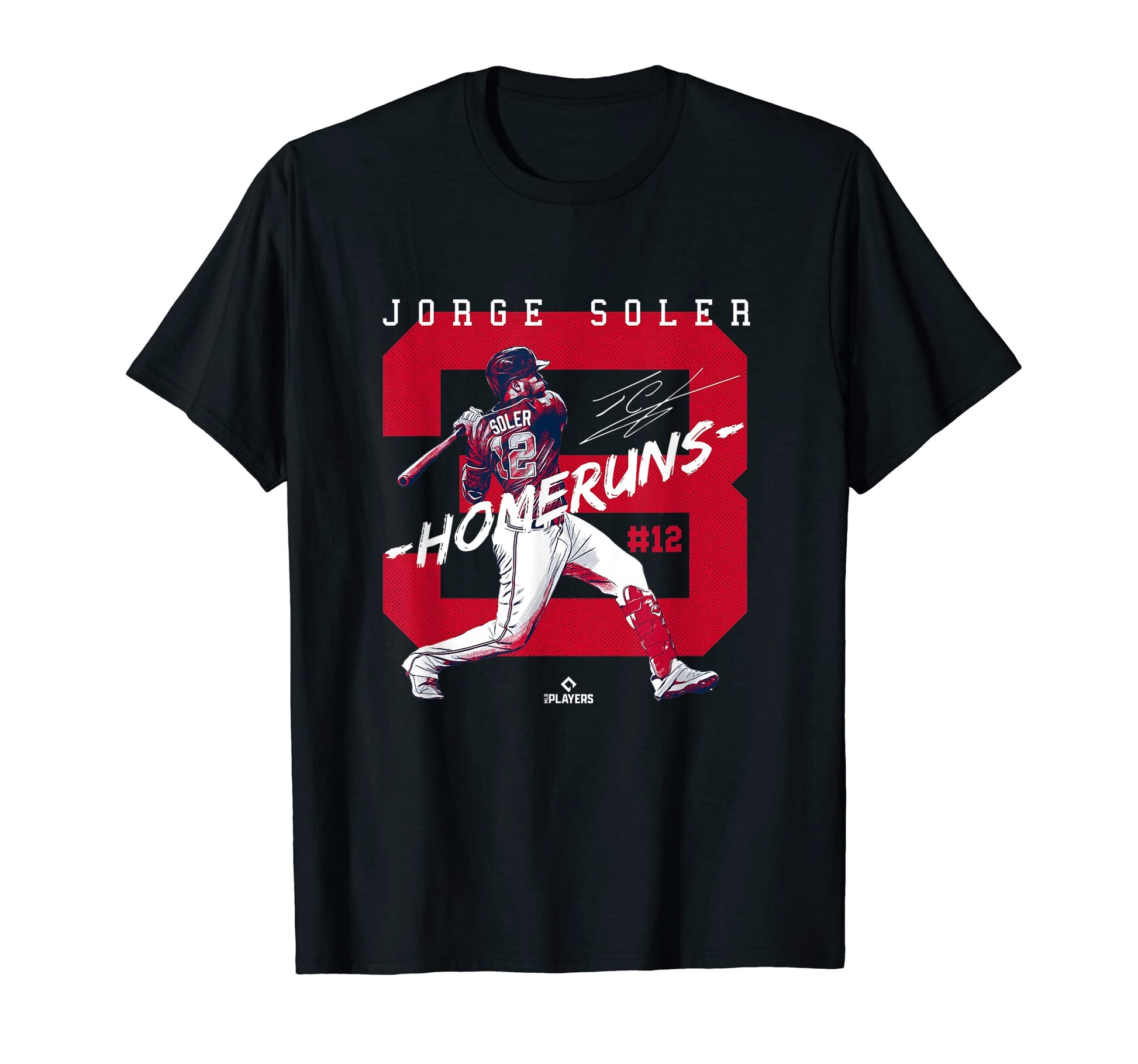 3 Home Runs Jorge Soler Mlbpa Baseball T-Shirt - Graphic Print for Adults - T-Shirt, Sweatshirt, Hoodie
