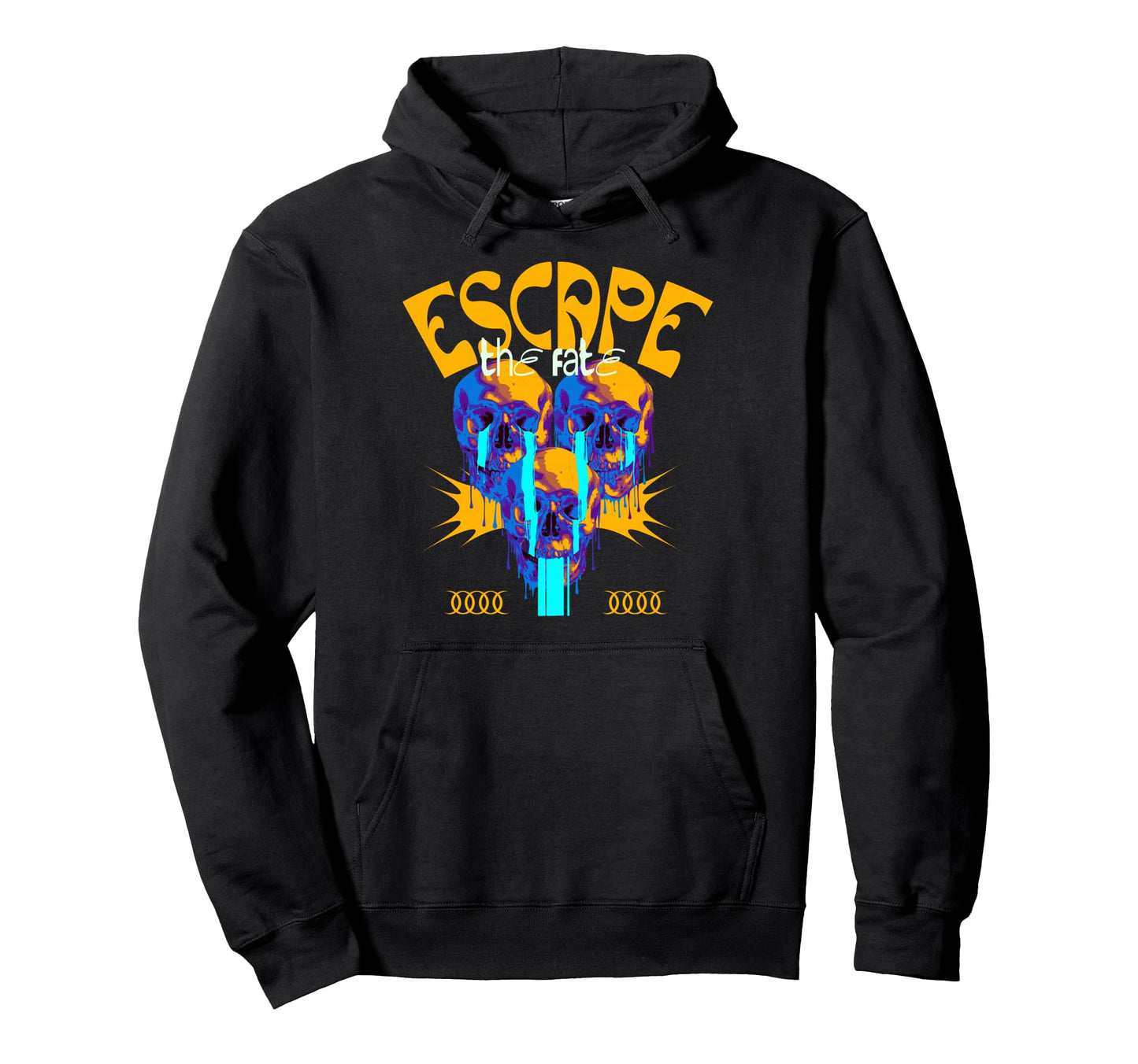 Y2K Escape Bold Urban Graffiti Aesthetic Hoodie - Graphic Print Men Women - T-Shirt, Sweatshirt, Hoodie