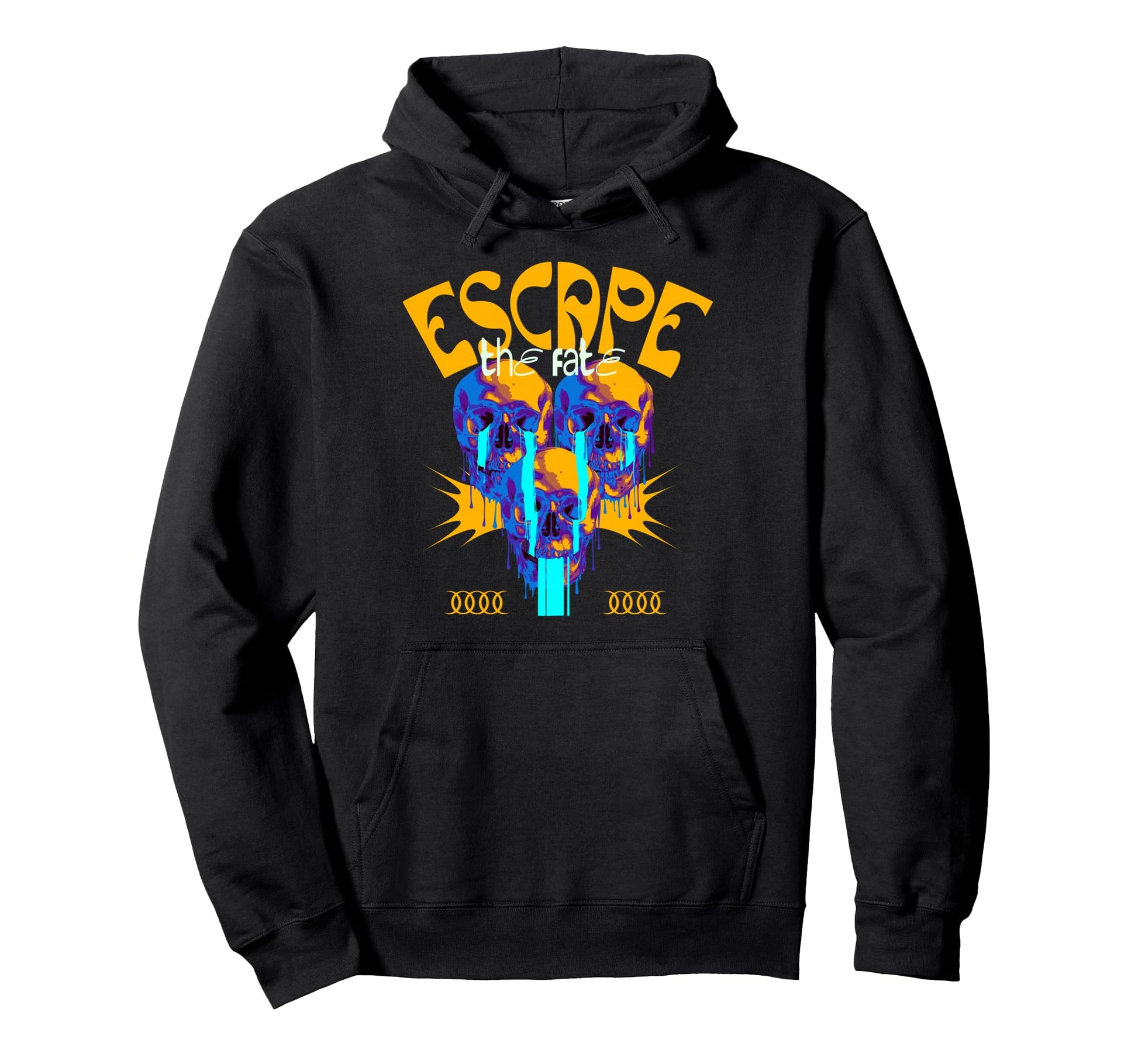 Y2K Escape Bold Urban Graffiti Aesthetic Hoodie - Graphic Print Men Women - T-Shirt, Sweatshirt, Hoodie