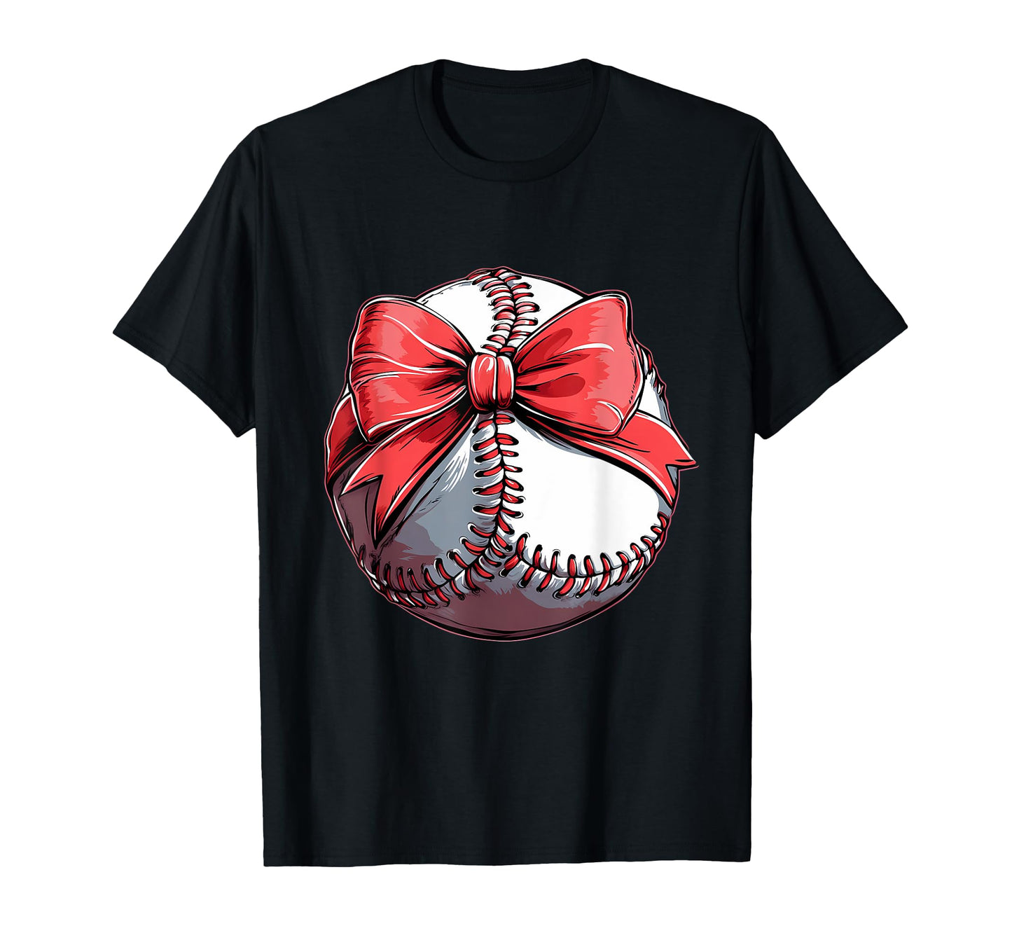 Baseball Coquette Bow Baseball Mom T-Shirt - Aesthetic Graphic Unisex - T-Shirt, Sweatshirt, Hoodie