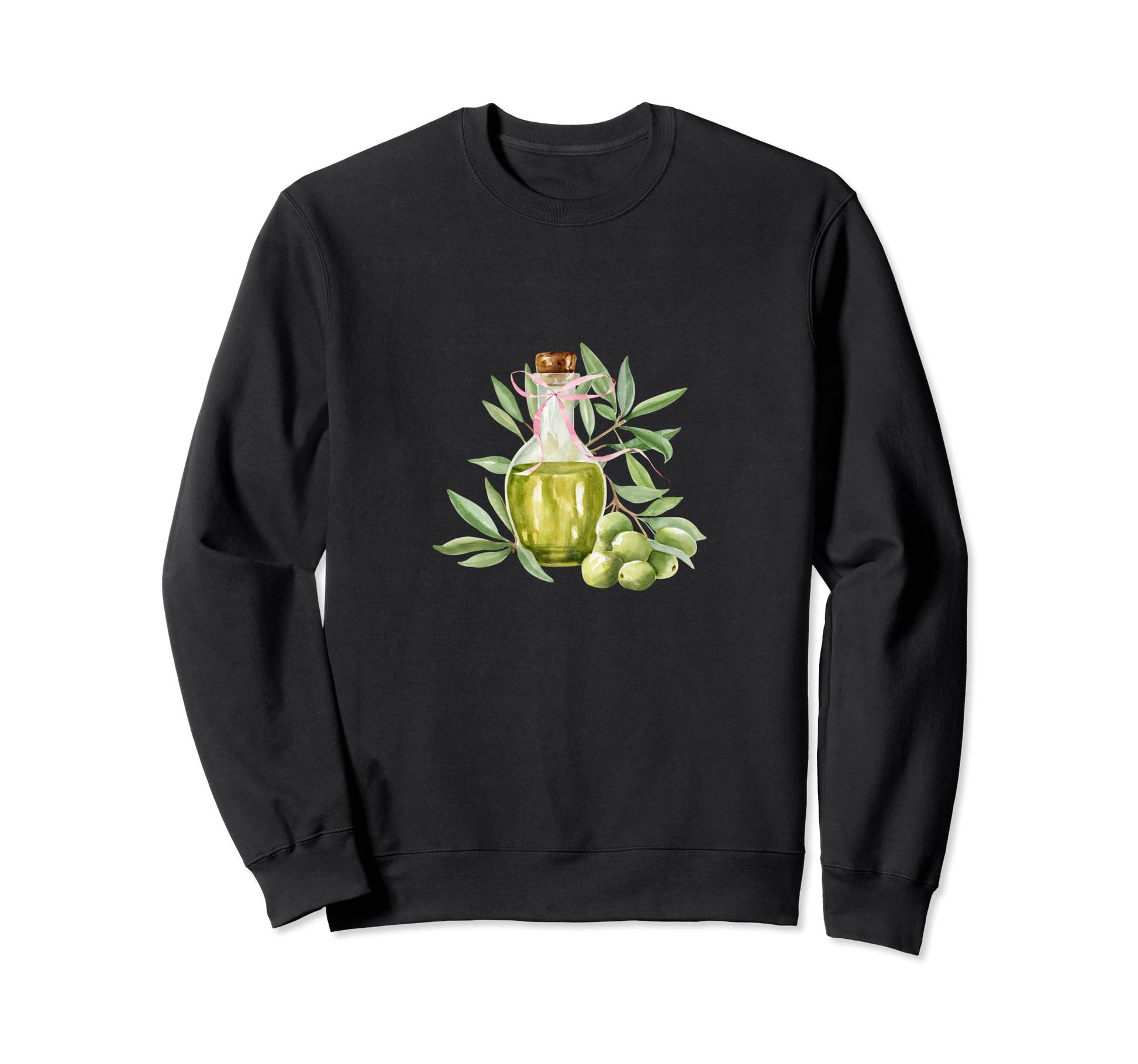 Bowl Olives Fruit Aesthetic Y2K Sweatshirt - Minimalist Print Unisex - T-Shirt, Sweatshirt, Hoodie