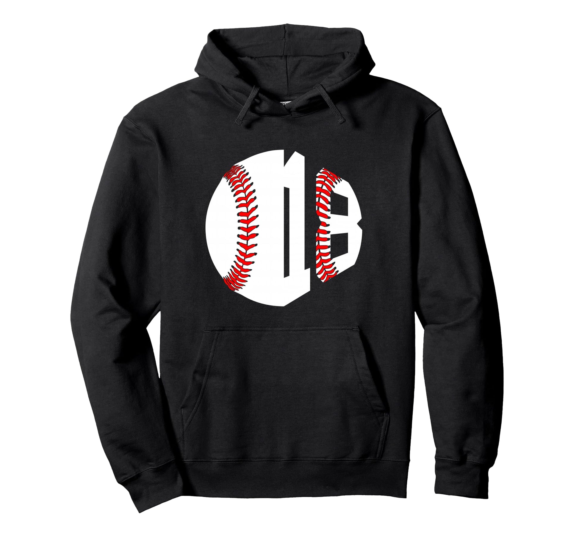 Number 18 Years Baseball 18Th Birthday Hoodie - Streetwear Style Men Women - T-Shirt, Sweatshirt, Hoodie