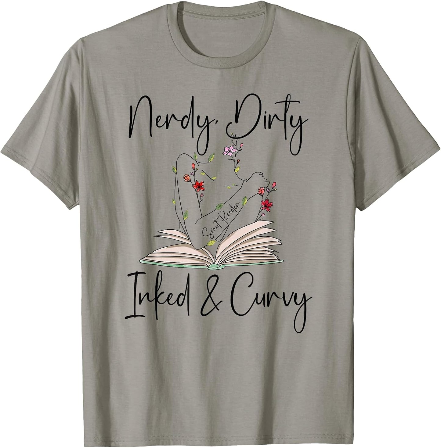 Inked Educated Tattooed Introverted Bookworm - Adult & Kids T-Shirts, Sweatshirts & Hoodies apparel design preview 1