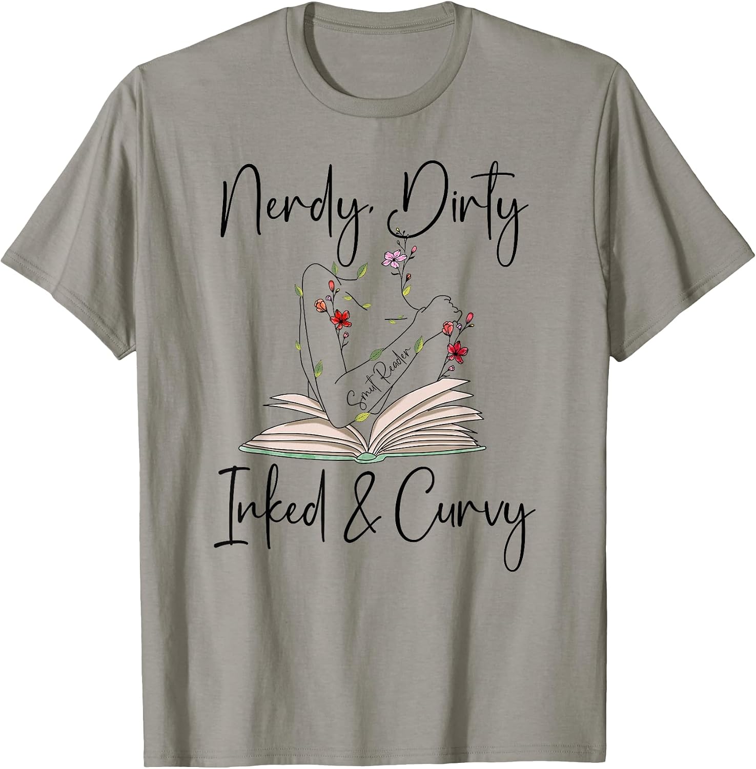 Inked Educated Tattooed Introverted Bookworm - Adult & Kids T-Shirts, Sweatshirts & Hoodies apparel design preview 1