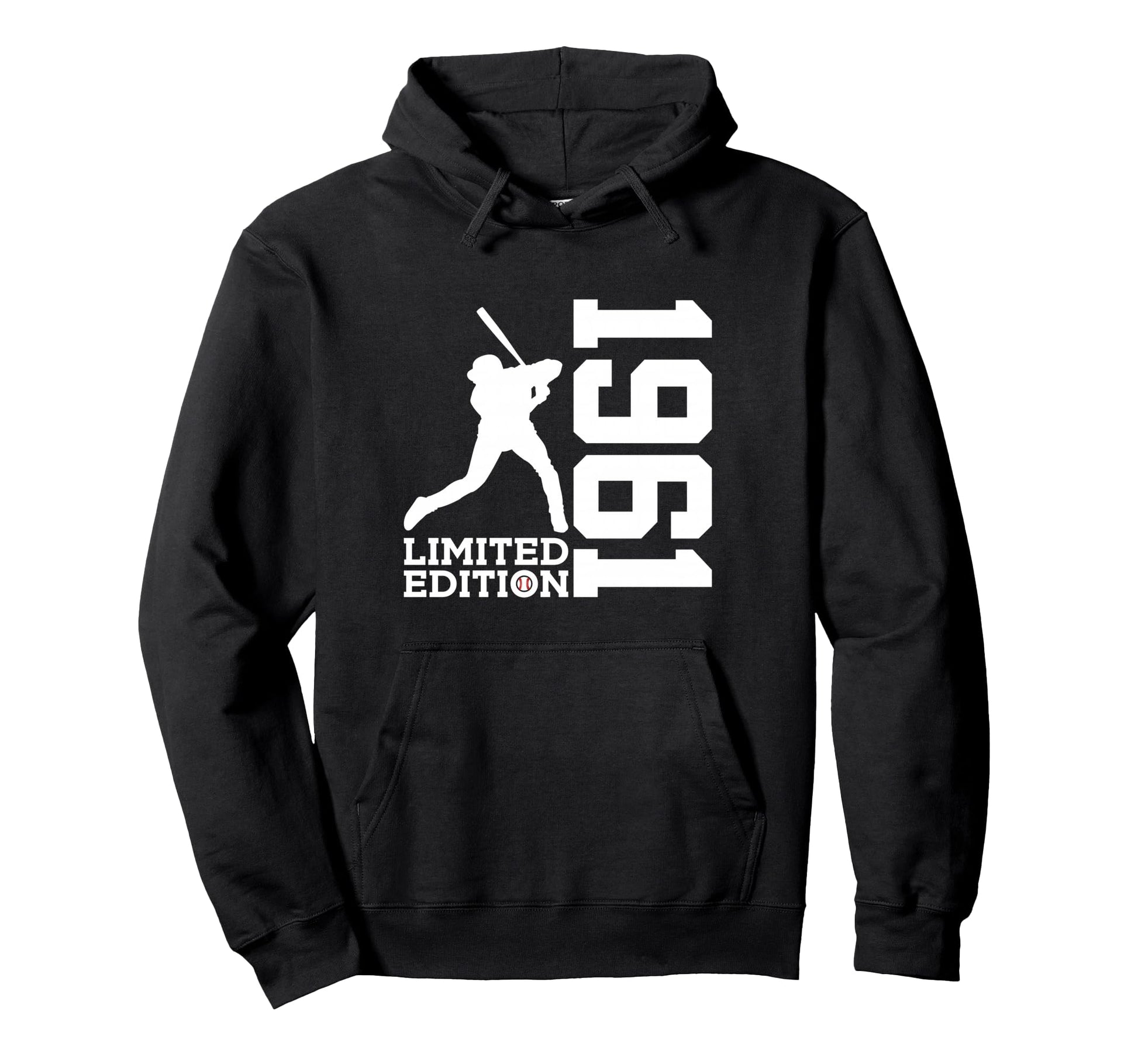 65Th Birthday Baseball 1961 Hoodie - Aesthetic Graphic Unisex - T-Shirt, Sweatshirt, Hoodie