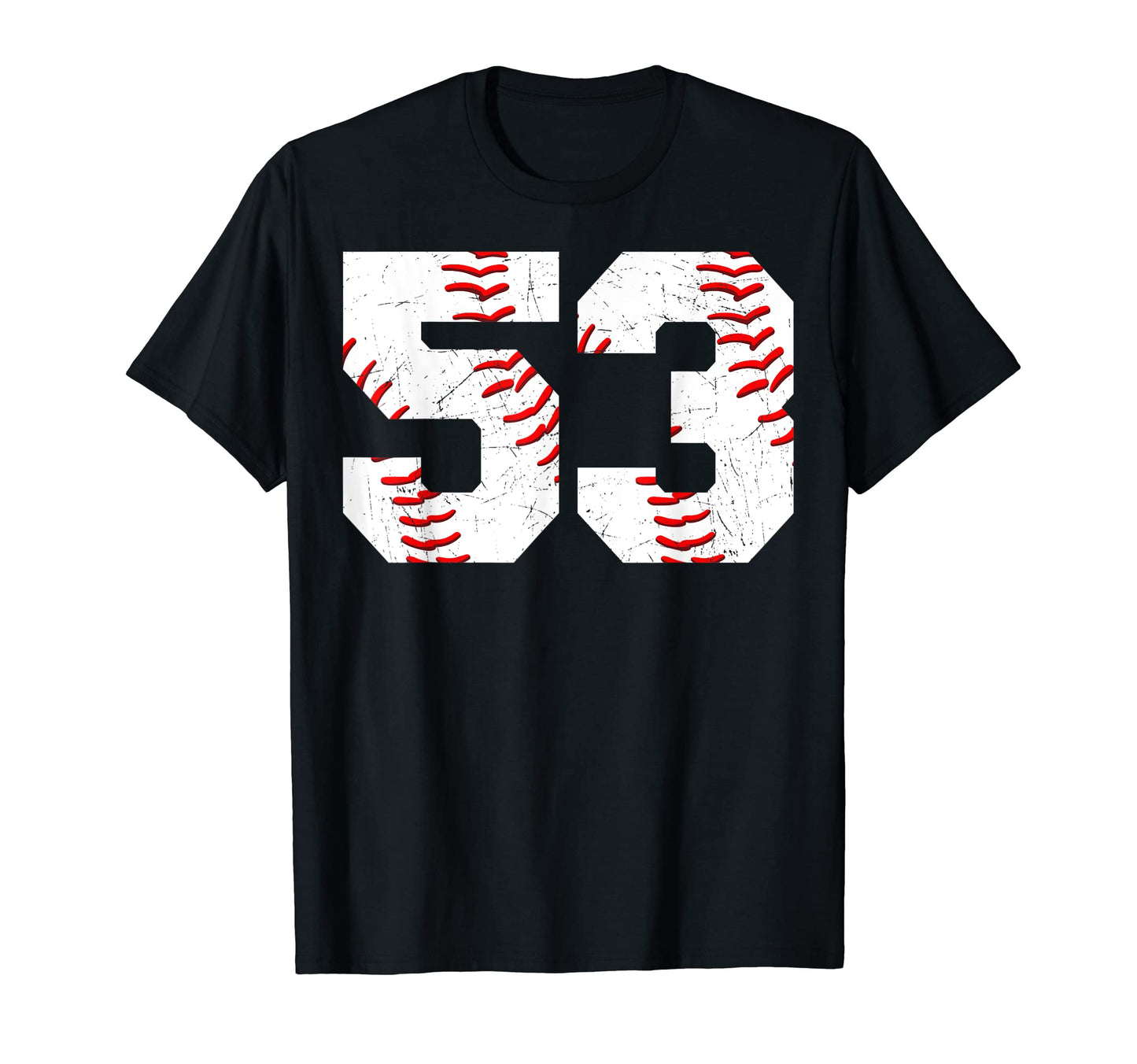 53 Birthday Baseball Theme Bday Party T-Shirt - Fun Novelty Design Unisex - T-Shirt, Sweatshirt, Hoodie