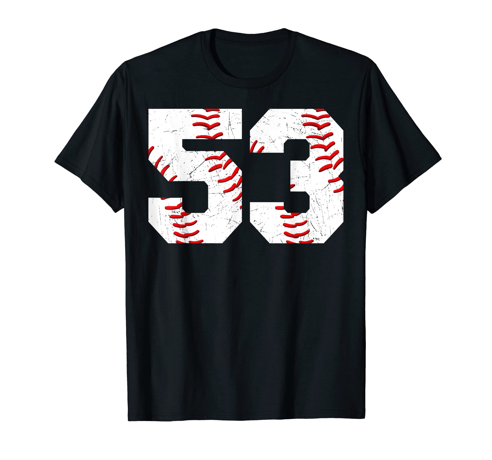 53 Birthday Baseball Theme Bday Party T-Shirt - Fun Novelty Design Unisex - T-Shirt, Sweatshirt, Hoodie