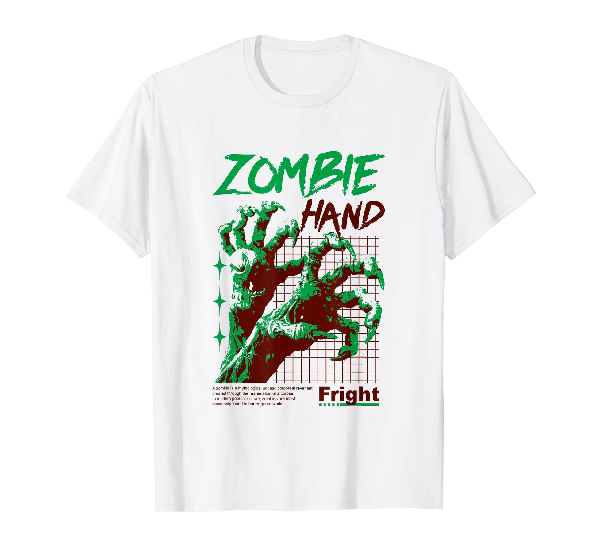 Zombie Hand Spooky Aesthetic Halloween T-Shirt - Fun Novelty Design Unisex - T-Shirt, Sweatshirt, Hoodie