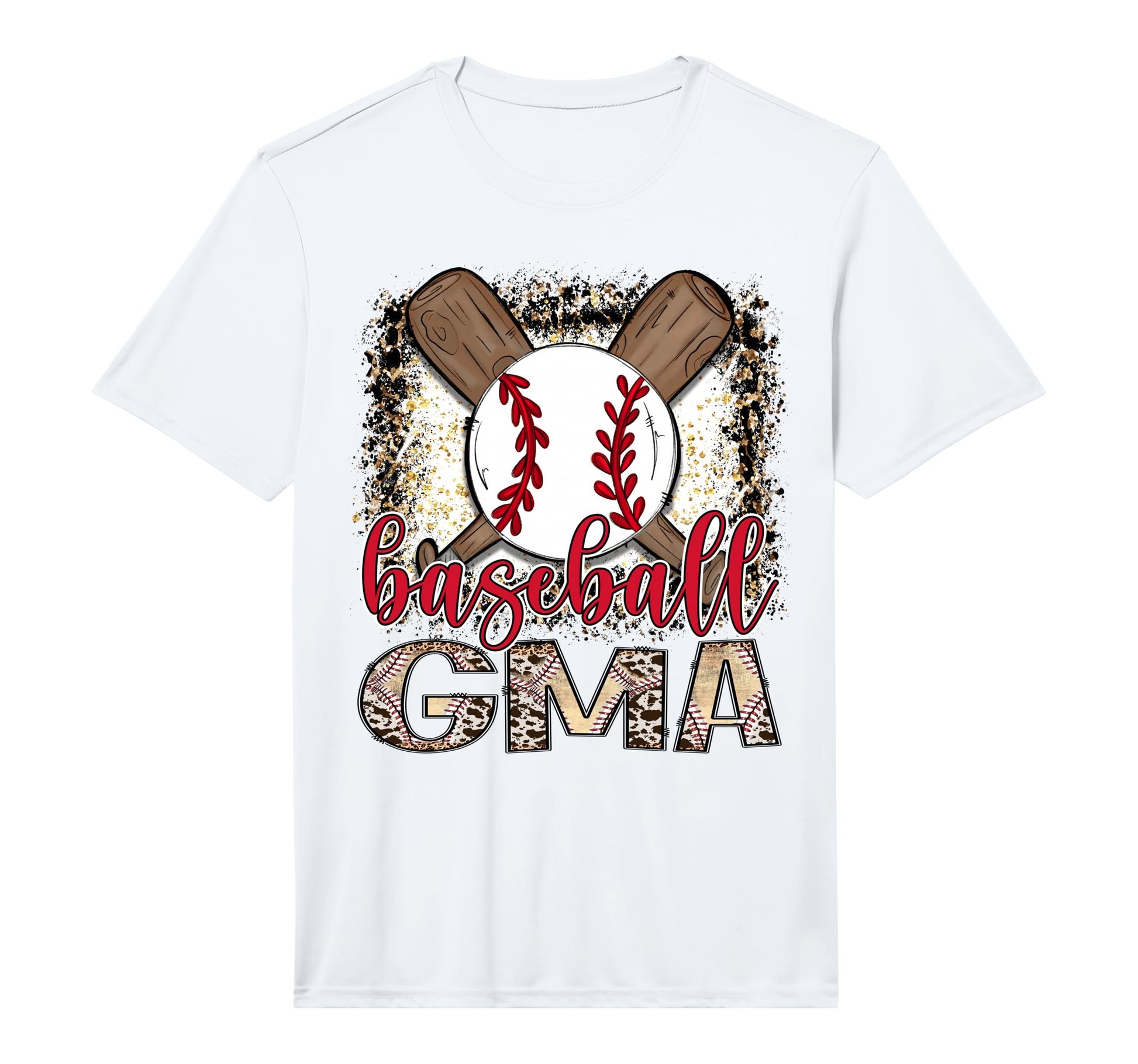 Baseball Gma Leopard Proud Ball Gma T-Shirt - Minimalist Print Men Women - T-Shirt, Sweatshirt, Hoodie