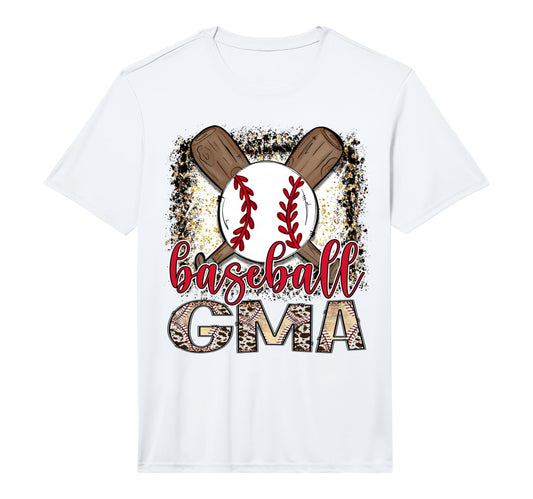 Baseball Gma Leopard Proud Ball Gma T-Shirt - Minimalist Print Men Women - T-Shirt, Sweatshirt, Hoodie