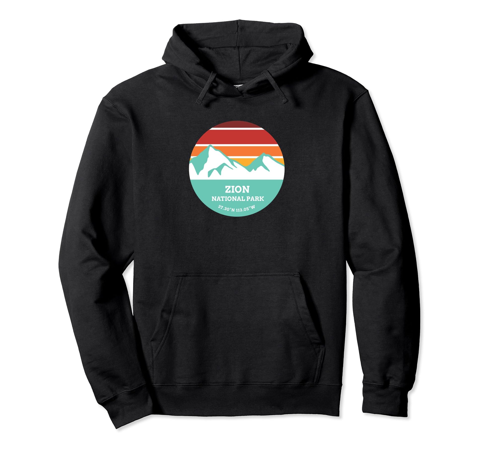 Zion National Park Mountain Hoodie - Aesthetic Graphic Men Women - T-Shirt, Sweatshirt, Hoodie
