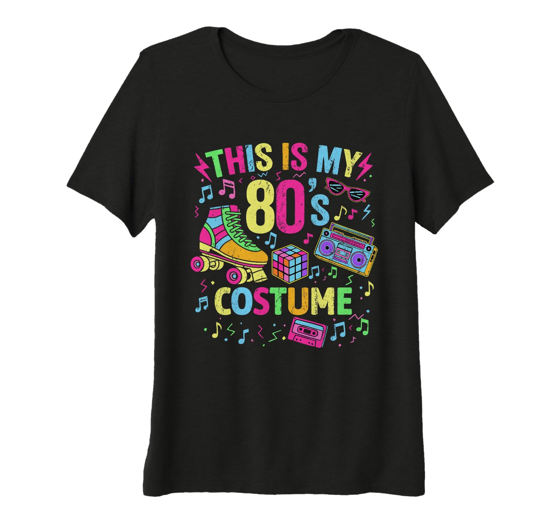 Womens Roller Skates This Is My 80S T-Shirt - Casual Everyday Wear Unisex - T-Shirt, Sweatshirt, Hoodie