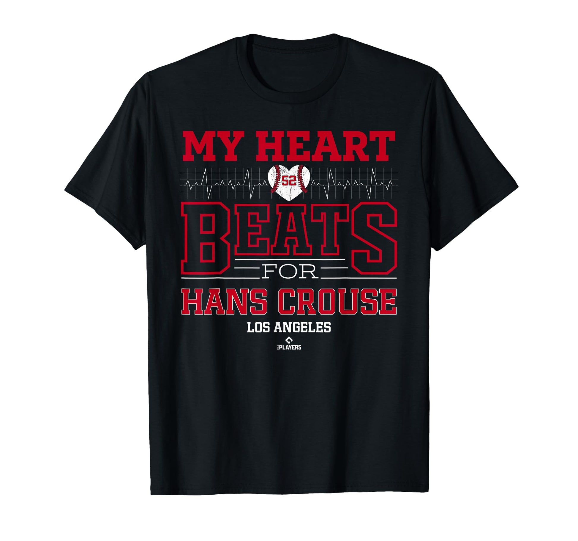 My Heart Beats Hans Crouse Los T-Shirt - Casual Everyday Wear Men Women - T-Shirt, Sweatshirt, Hoodie