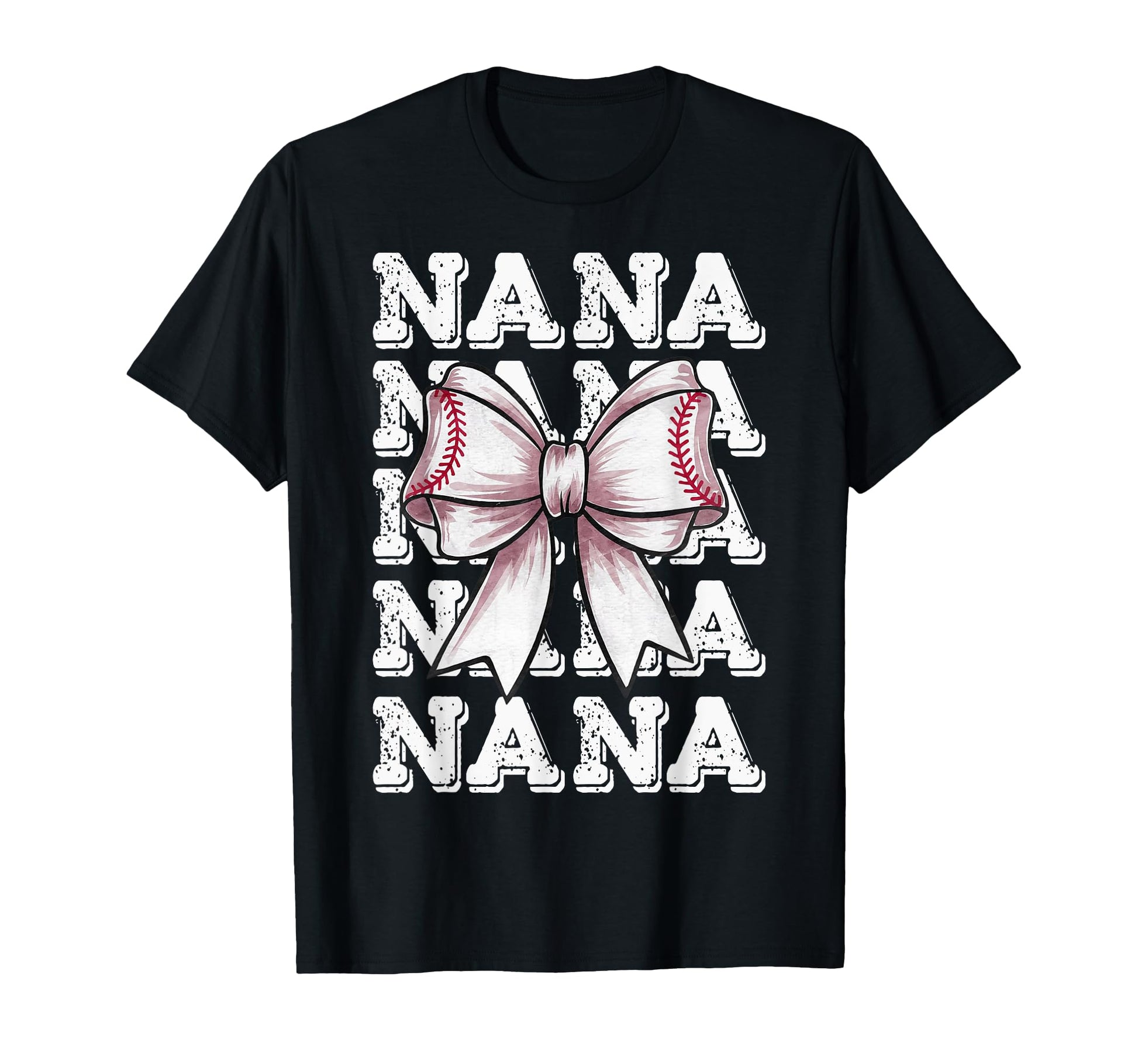 Coquette Baseball Nana Matching Family T-Shirt - Minimalist Print Unisex - T-Shirt, Sweatshirt, Hoodie