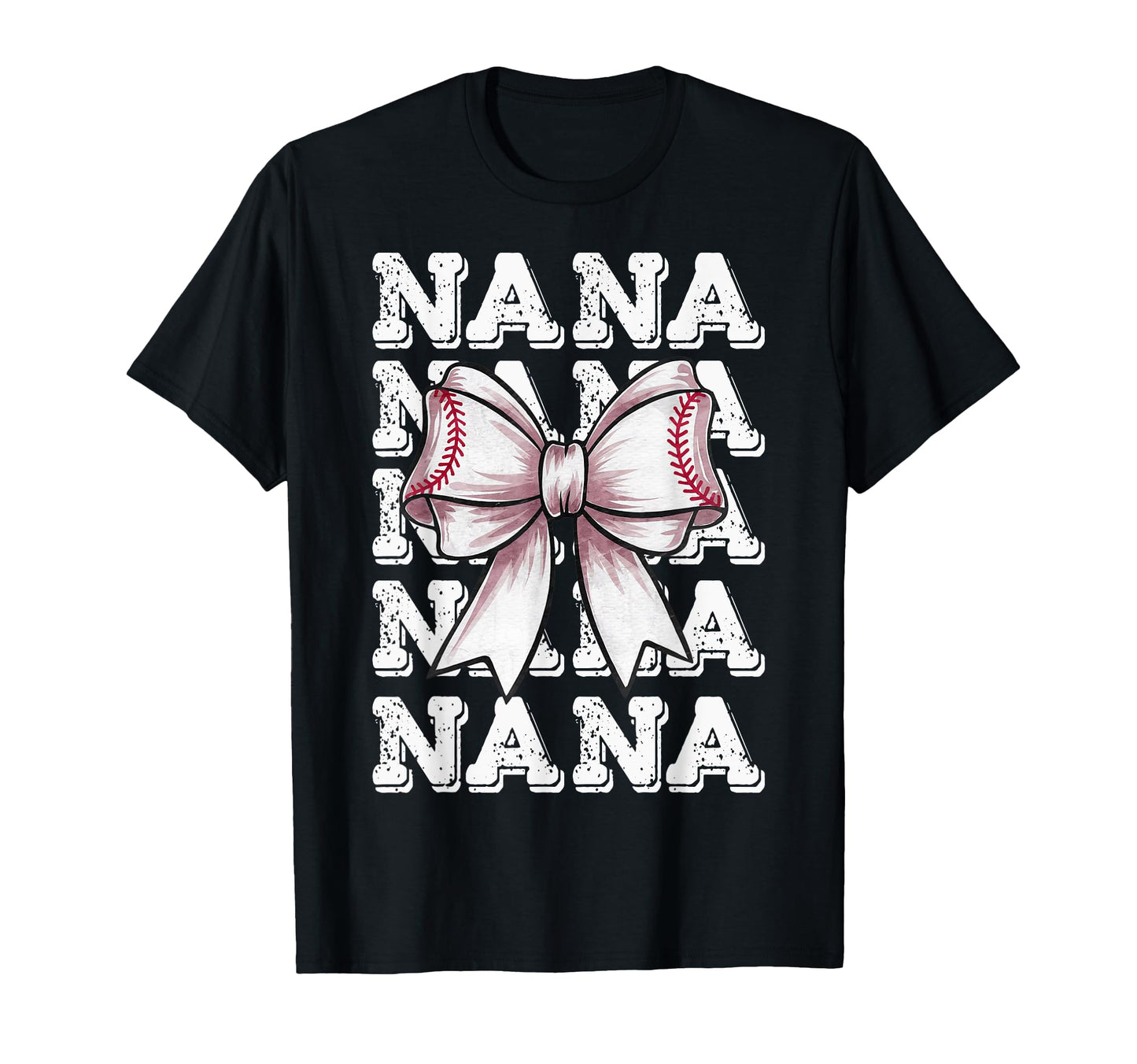 Coquette Baseball Nana Matching Family T-Shirt - Unique Graphic Men Women - T-Shirt, Sweatshirt, Hoodie