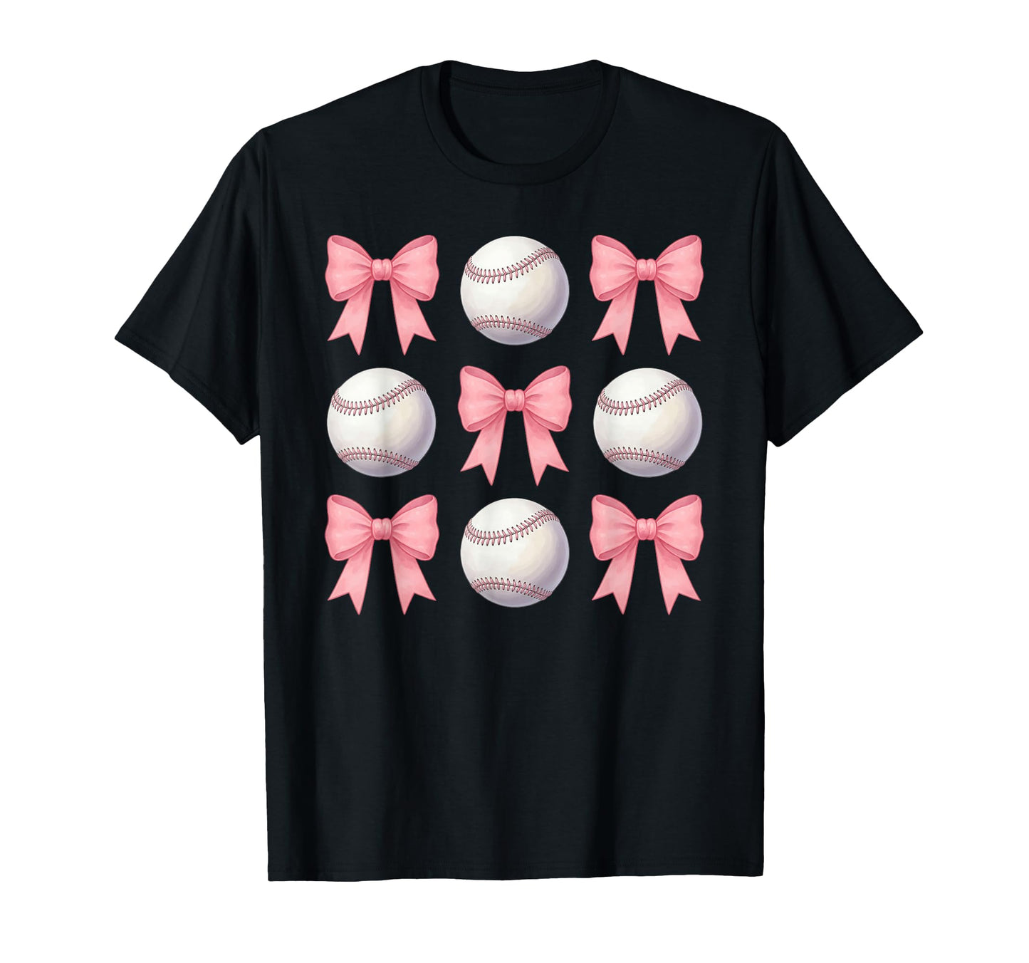 Baseball Mom Sister Coquette Bows Teen T-Shirt - Aesthetic Graphic Unisex - T-Shirt, Sweatshirt, Hoodie