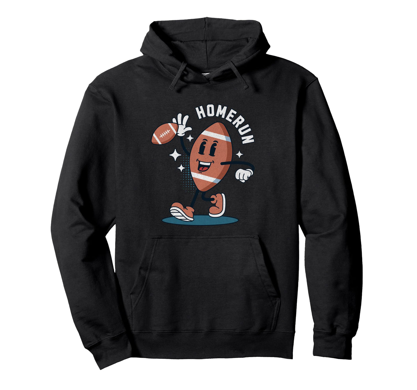 Funny Homerun Baseball Football Mash Up Hoodie - Novelty Apparel Unisex - T-Shirt, Sweatshirt, Hoodie