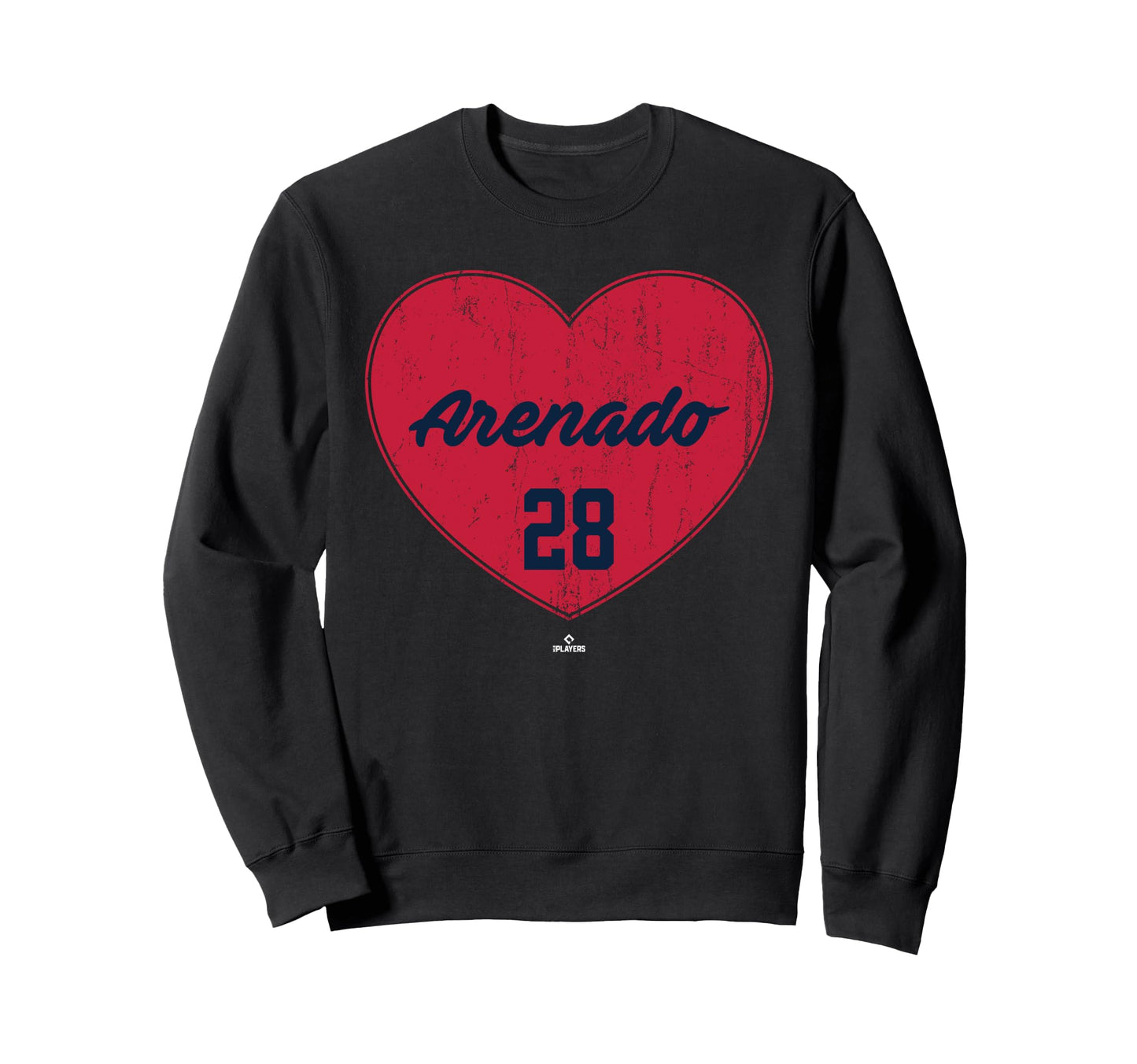 Distressed Heart Nolan Arenado St Louis Sweatshirt - Trendy Graphic Unisex - T-Shirt, Sweatshirt, Hoodie