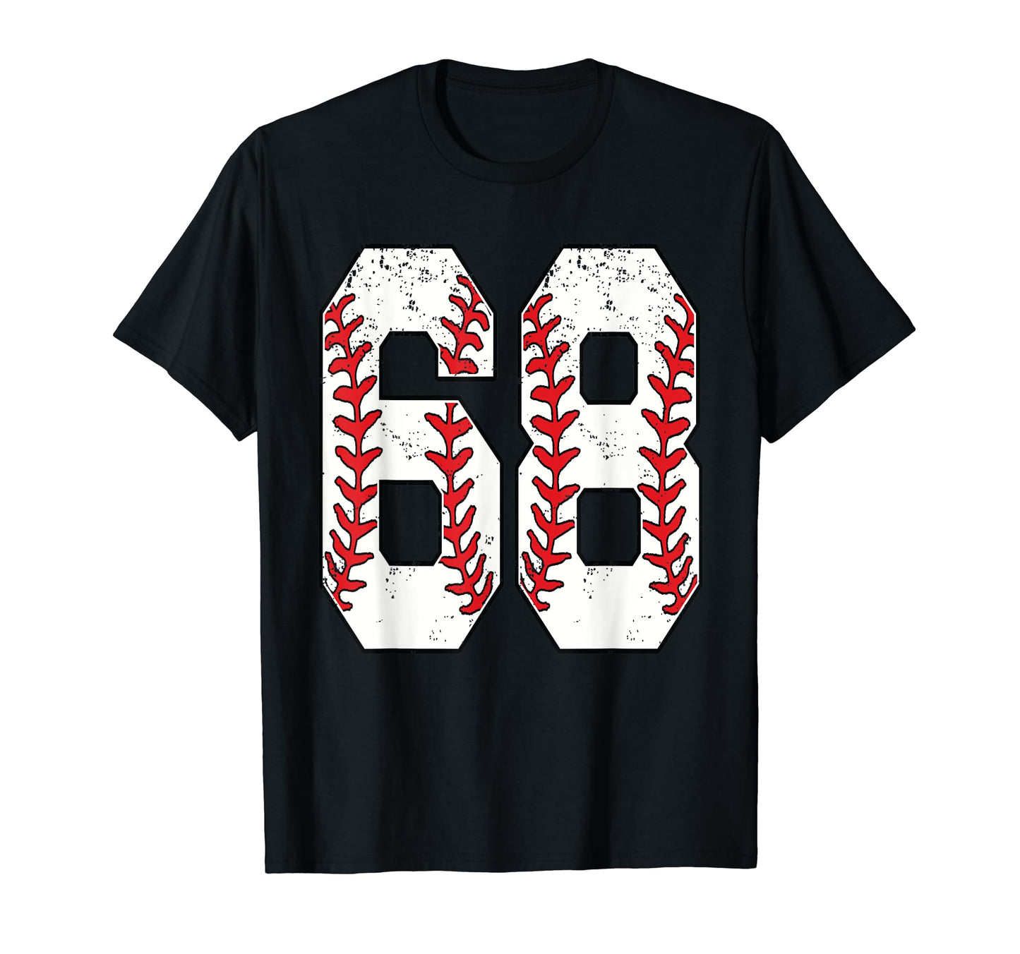 Number 68 Baseball 68 Jersey Number T-Shirt - Streetwear Style Men Women - T-Shirt, Sweatshirt, Hoodie