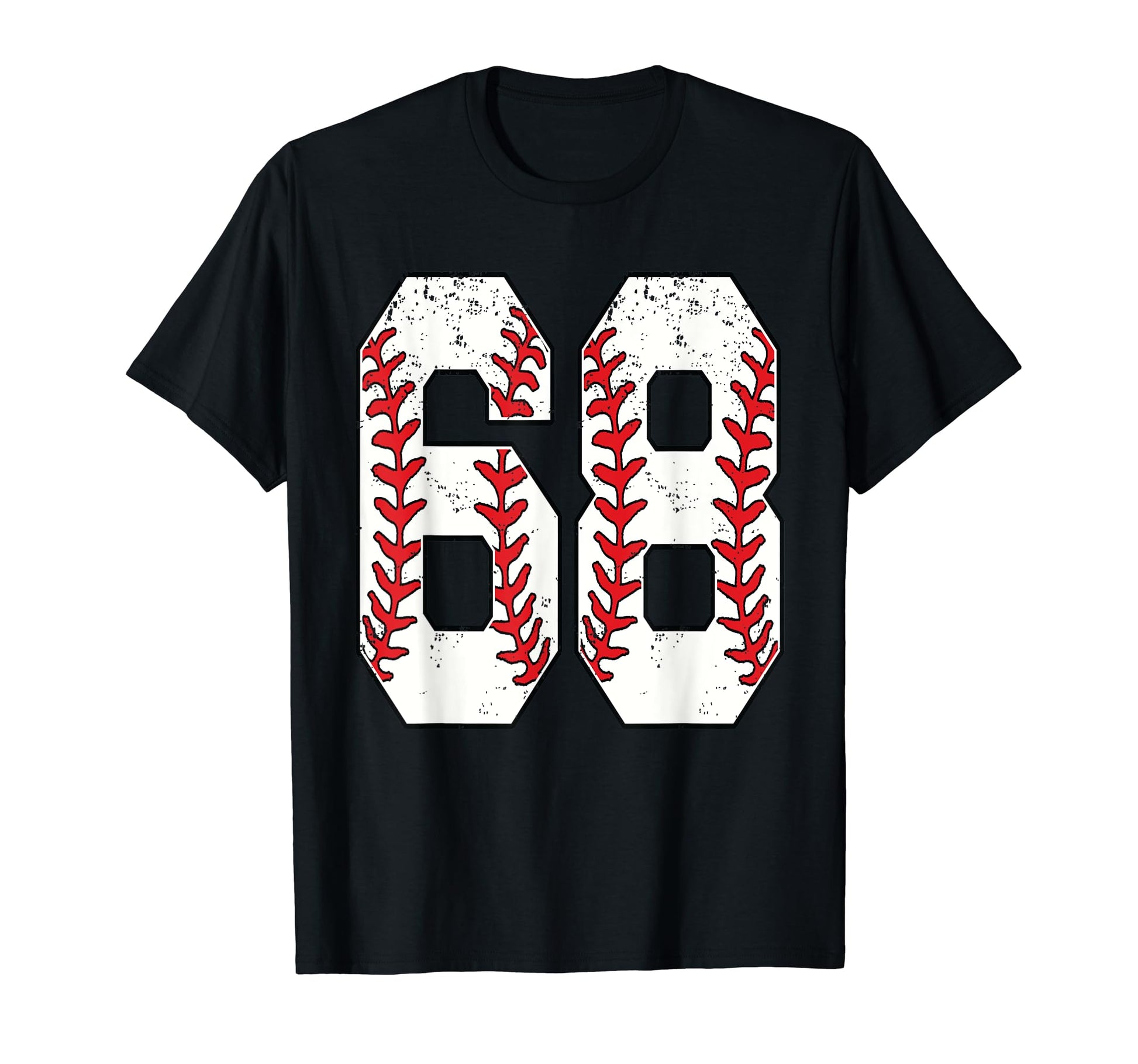 Number 68 Baseball 68 Jersey Number T-Shirt - Streetwear Style Men Women - T-Shirt, Sweatshirt, Hoodie