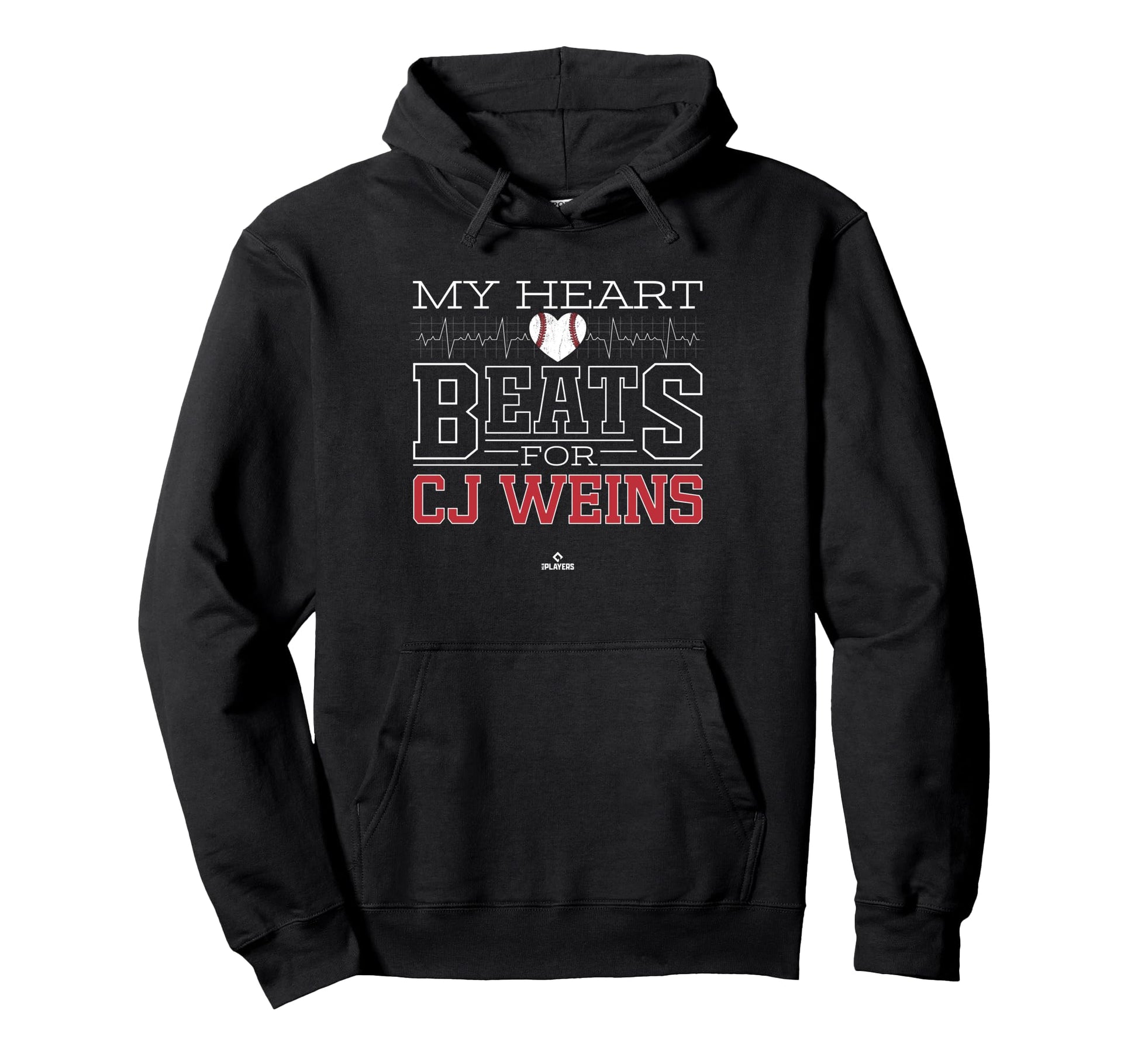 My Heart Beats Cj Weins Prospect Hoodie - Casual Everyday Wear for Adults - T-Shirt, Sweatshirt, Hoodie