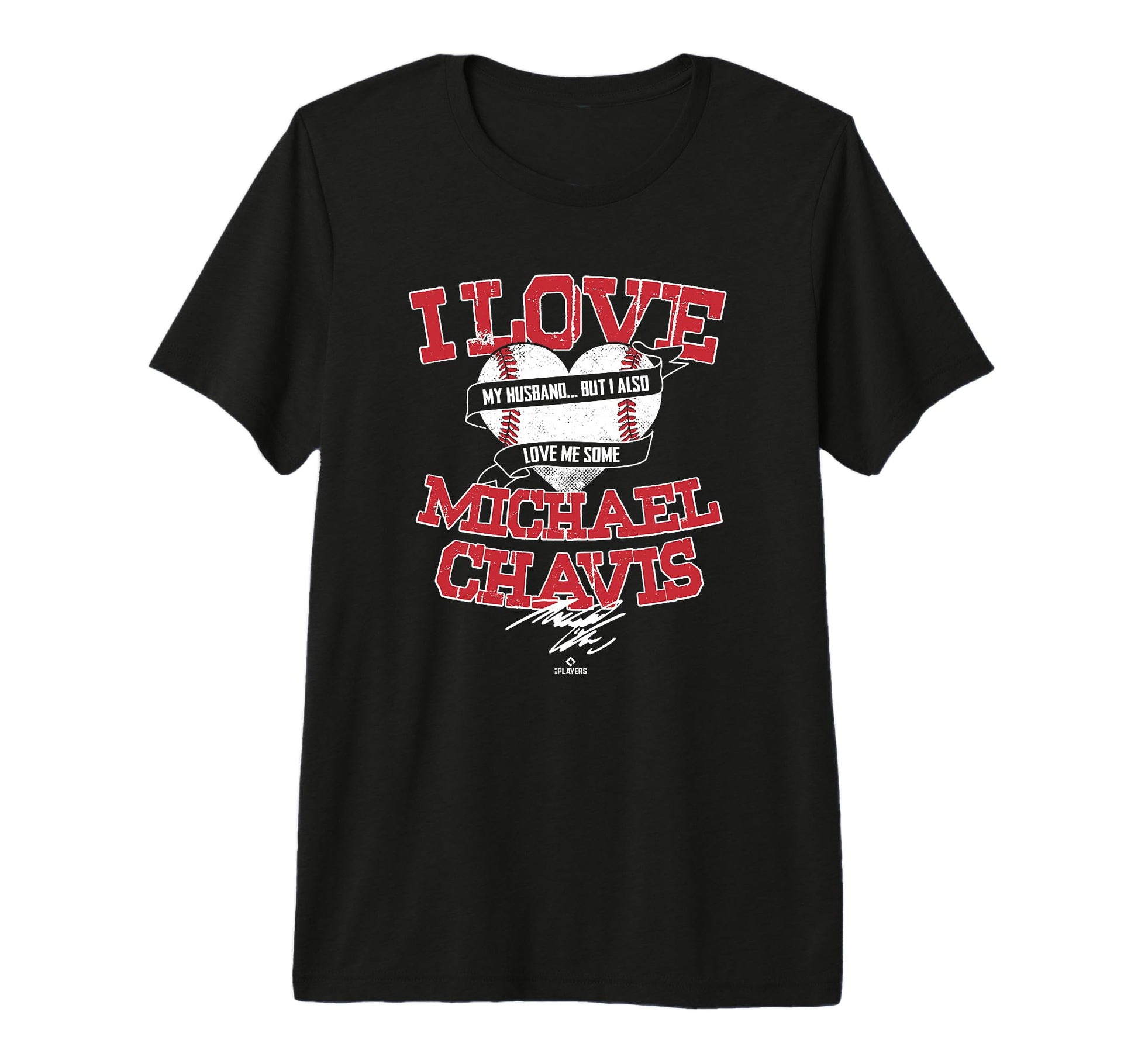 I Love Michael Chavis Tri Blend T-Shirt - Unique Graphic for Adults - T-Shirt, Sweatshirt, Hoodie