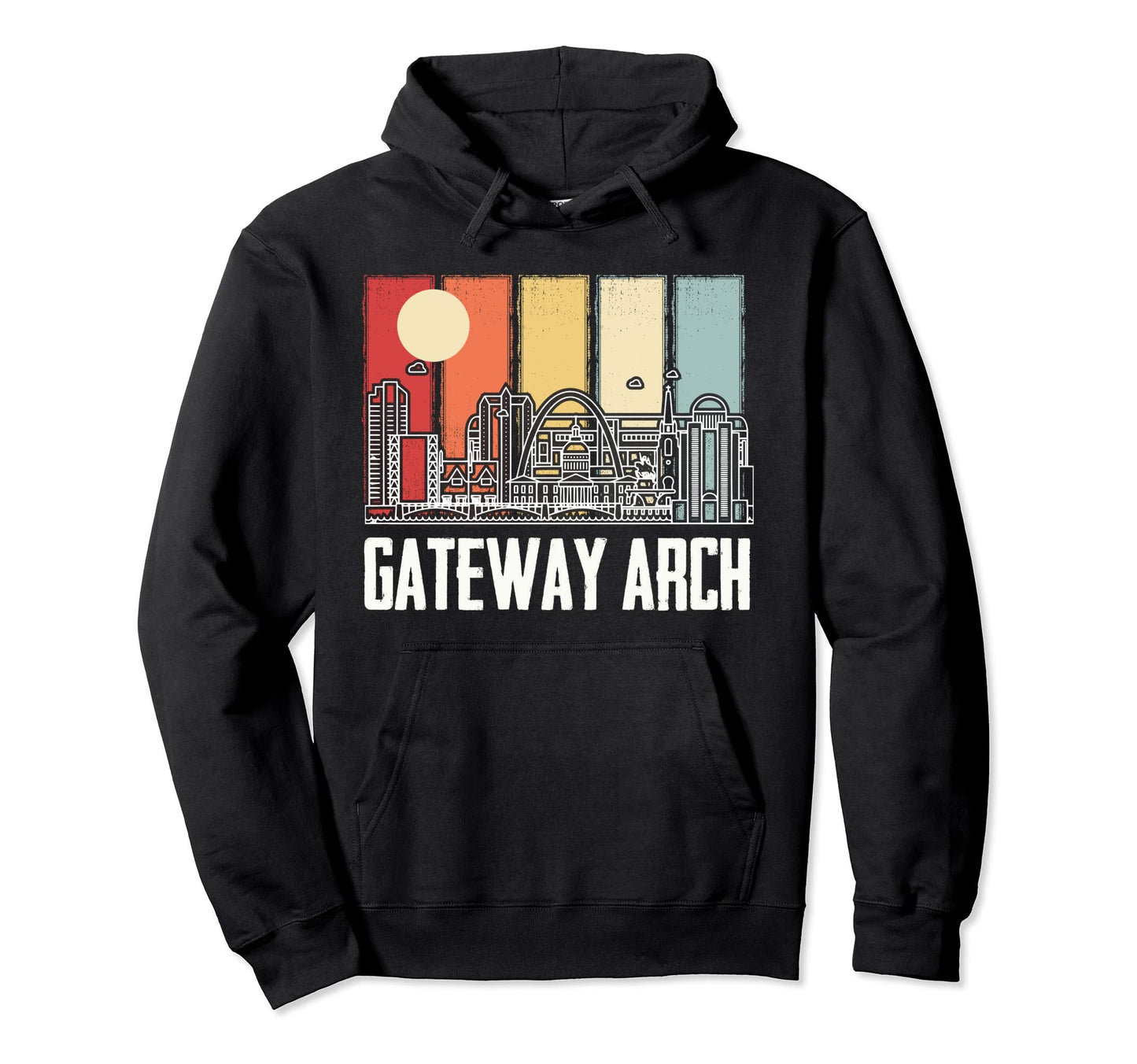 St Louis Gateway Arch National Park Missouri Hoodie - Graphic Print Unisex - T-Shirt, Sweatshirt, Hoodie