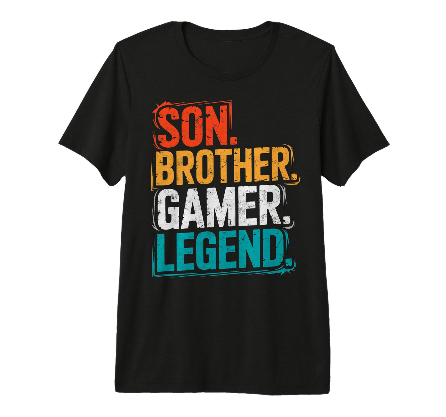 Son Brother Gamer Legend Video Game T-Shirt - Novelty Apparel Men Women - T-Shirt, Sweatshirt, Hoodie