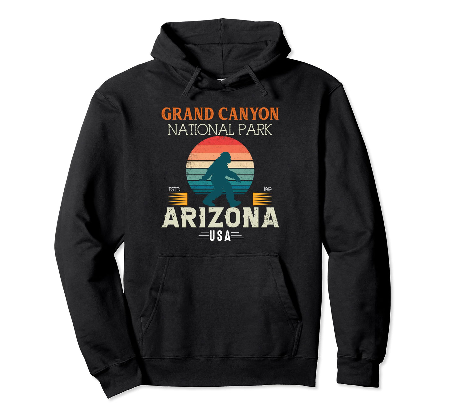 Distressed Grand Canyon National Park Hoodie - Streetwear Style Men Women - T-Shirt, Sweatshirt, Hoodie
