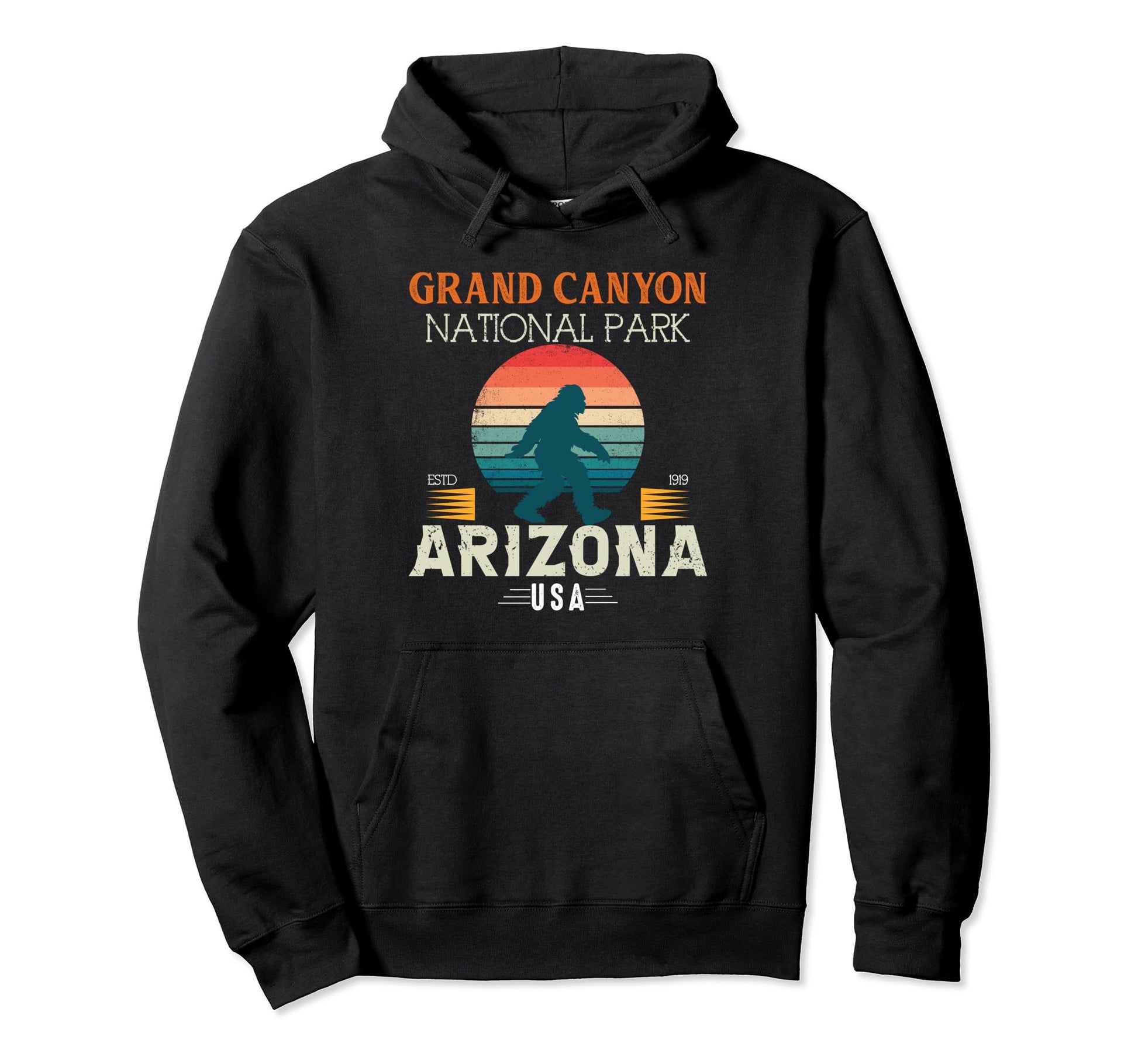 Distressed Grand Canyon National Park Hoodie - Streetwear Style Men Women - T-Shirt, Sweatshirt, Hoodie