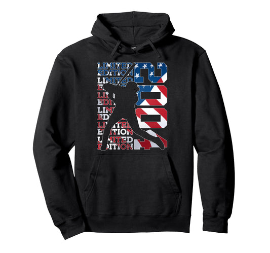 2004 Baseball 22Nd Birthday Hoodie - Novelty Apparel Unisex - T-Shirt, Sweatshirt, Hoodie