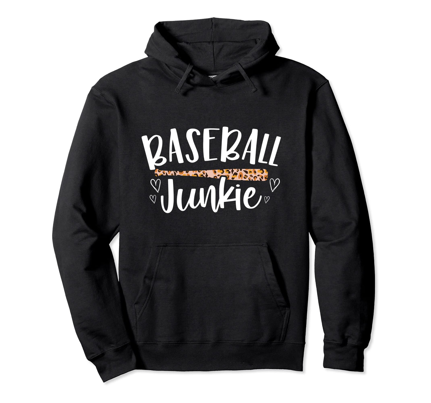 Baseball Leopard Cheetah Pattern Hoodie - Aesthetic Graphic for Adults - T-Shirt, Sweatshirt, Hoodie