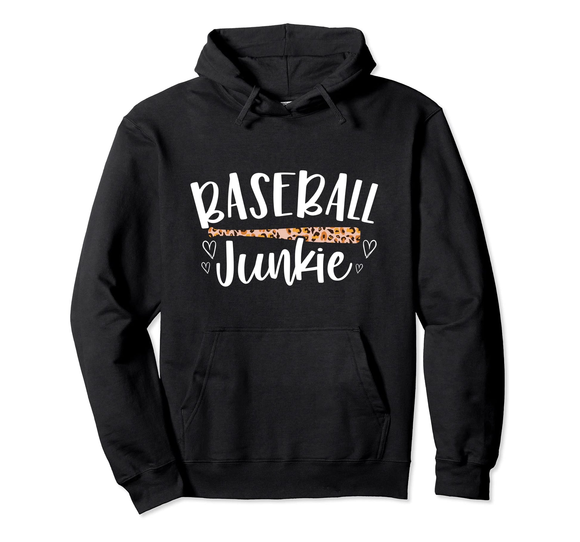 Baseball Leopard Cheetah Pattern Hoodie - Aesthetic Graphic for Adults - T-Shirt, Sweatshirt, Hoodie
