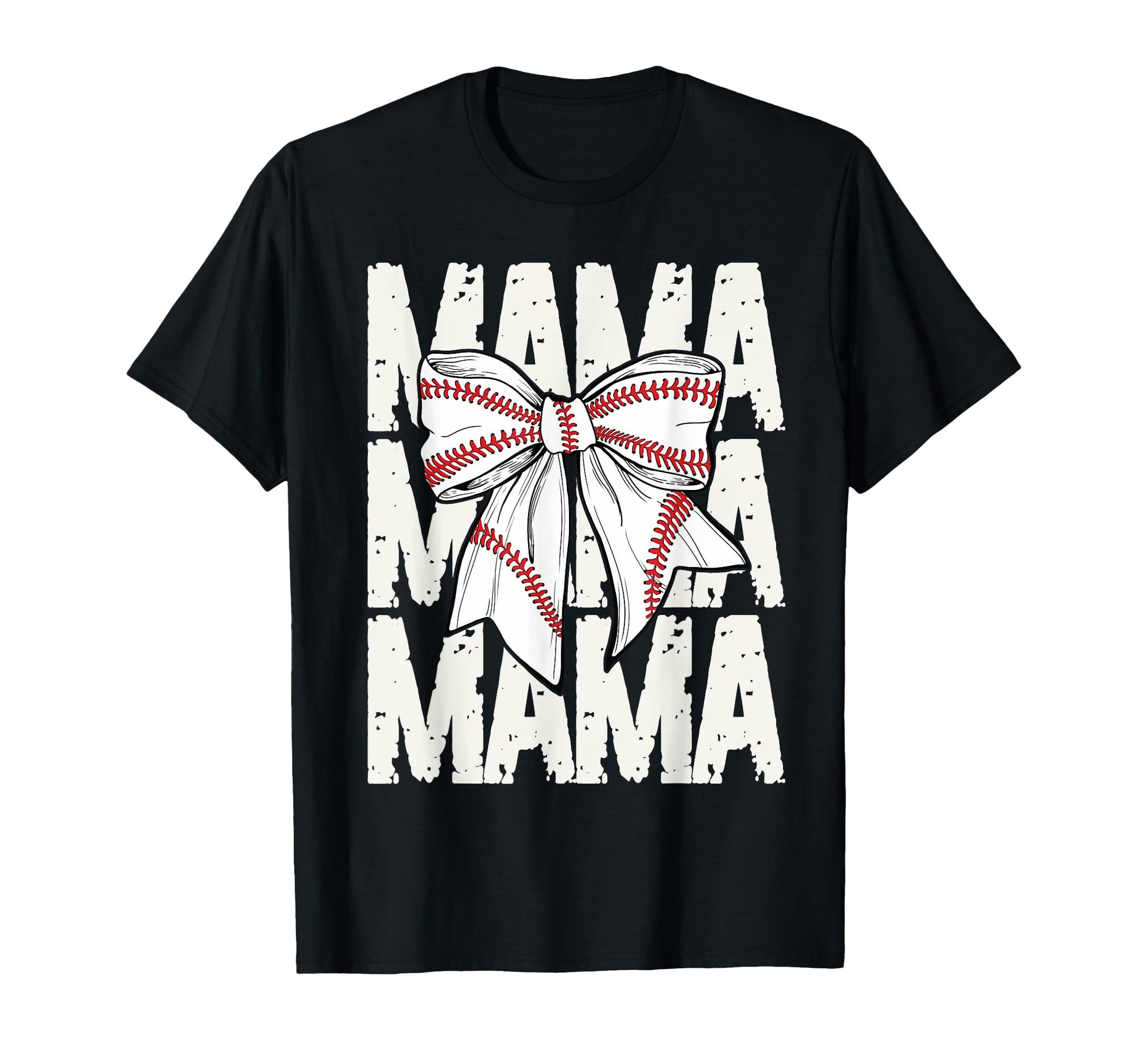 Baseball Mama Coquette Bow Sports T-Shirt - Aesthetic Graphic Men Women - T-Shirt, Sweatshirt, Hoodie